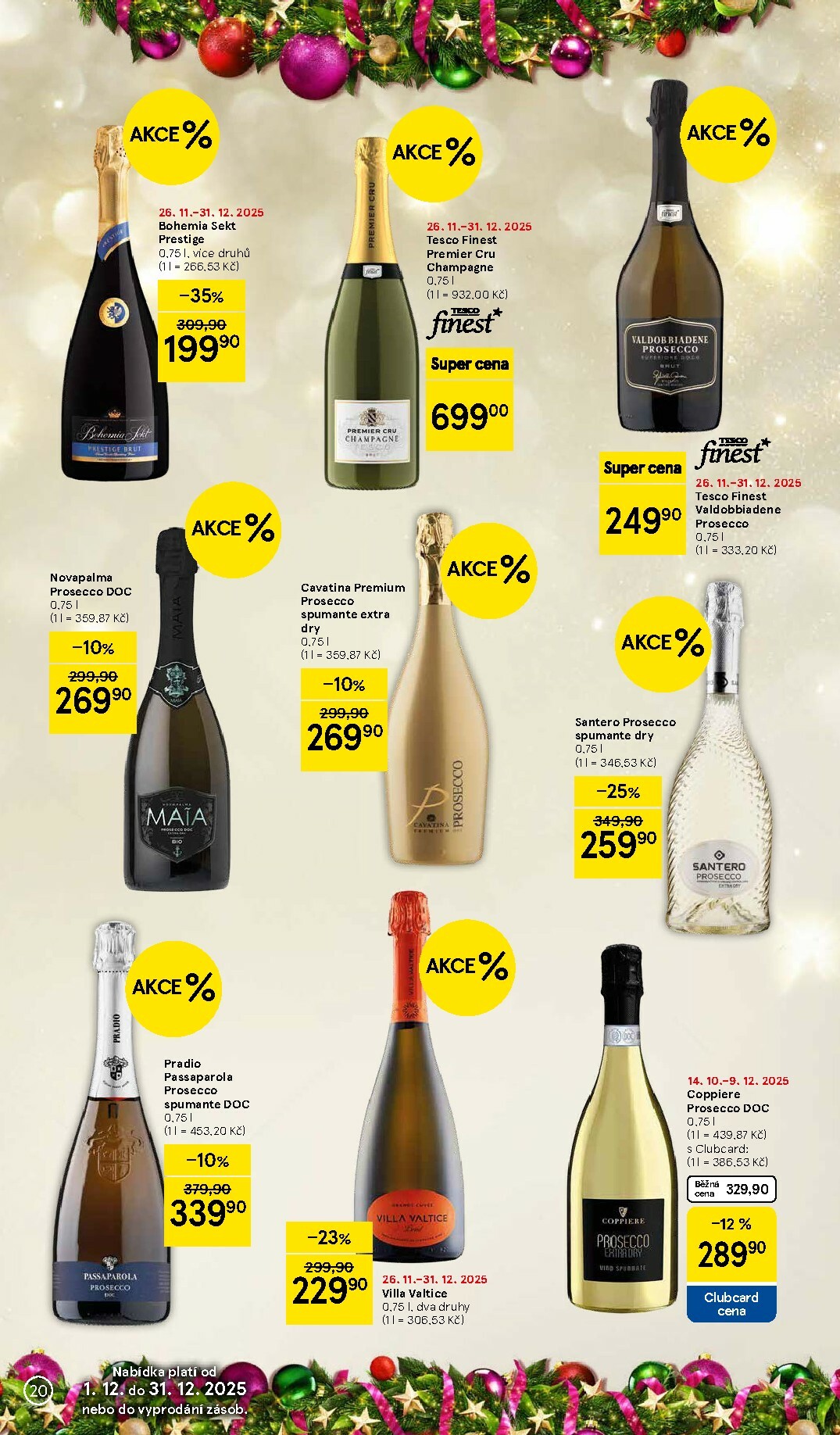 tesco - Aktuální leták Tesco - Delikatesy pro slavnostní chvíle od 01.12. do 31.12. - page: 20