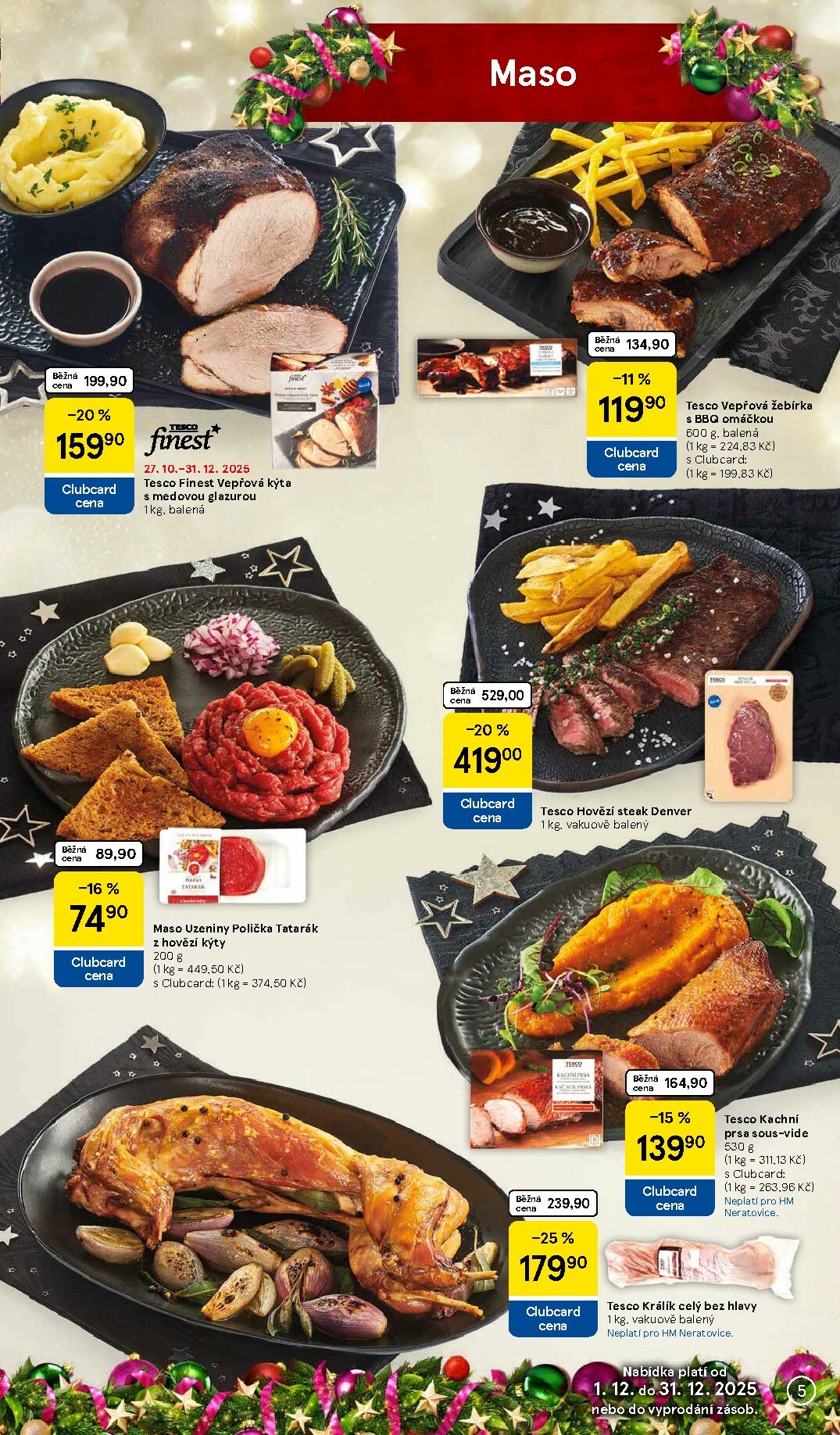 tesco - Aktuální leták Tesco - Delikatesy pro slavnostní chvíle od 01.12. do 31.12. - page: 5