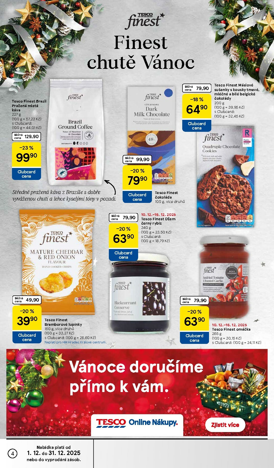 tesco - Aktuální leták Tesco - Delikatesy pro slavnostní chvíle od 01.12. do 31.12. - page: 4