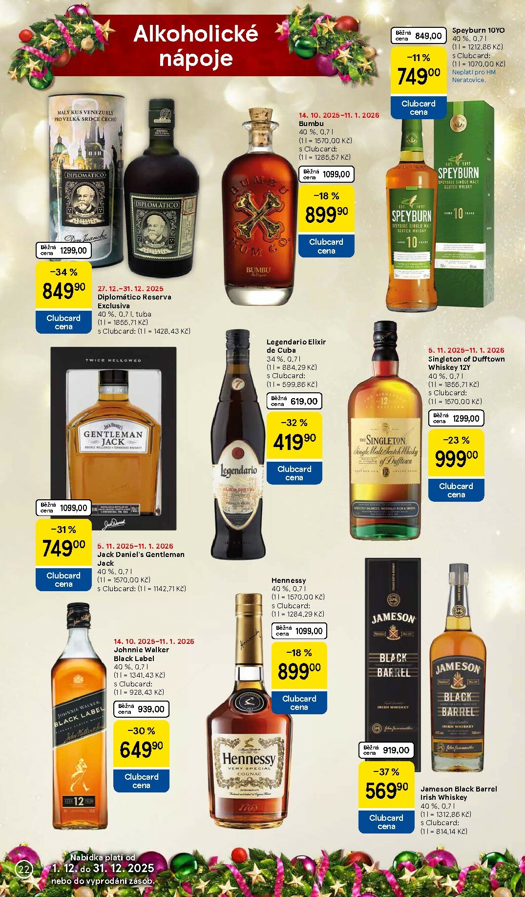 tesco - Aktuální leták Tesco - Delikatesy pro slavnostní chvíle od 01.12. do 31.12. - page: 22