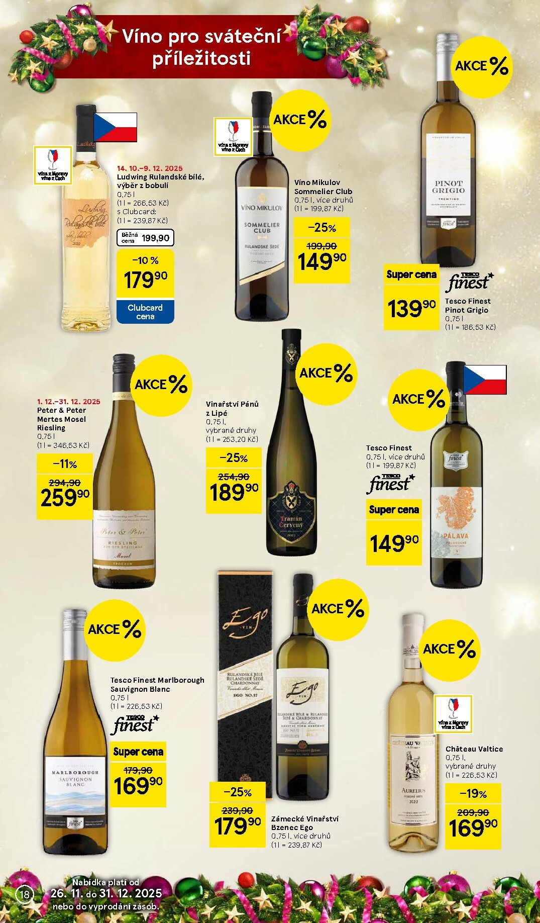 tesco - Aktuální leták Tesco - Delikatesy pro slavnostní chvíle od 01.12. do 31.12. - page: 18