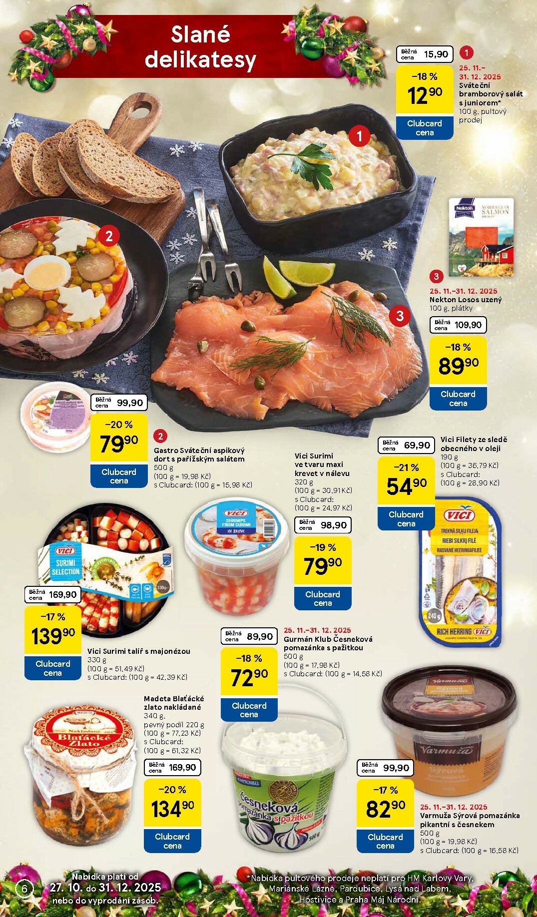 tesco - Aktuální leták Tesco - Delikatesy pro slavnostní chvíle od 01.12. do 31.12. - page: 6