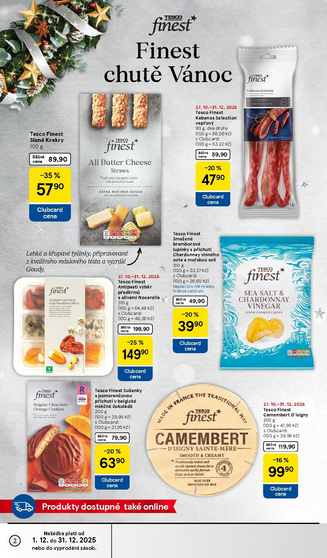 tesco - Aktuální leták Tesco - Delikatesy pro slavnostní chvíle od 01.12. do 31.12. - page: 2