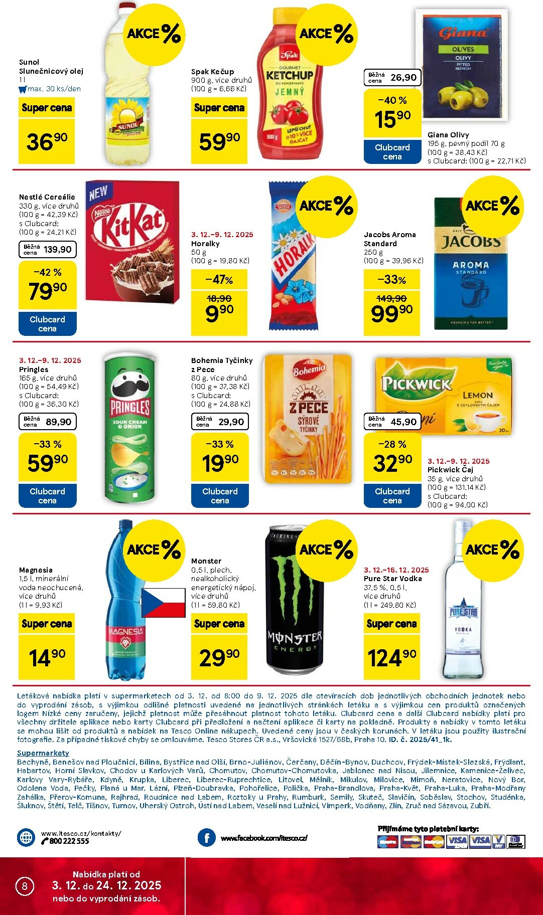 tesco - Aktuální leták Tesco supermarket od 03.12. do 09.12. - page: 8