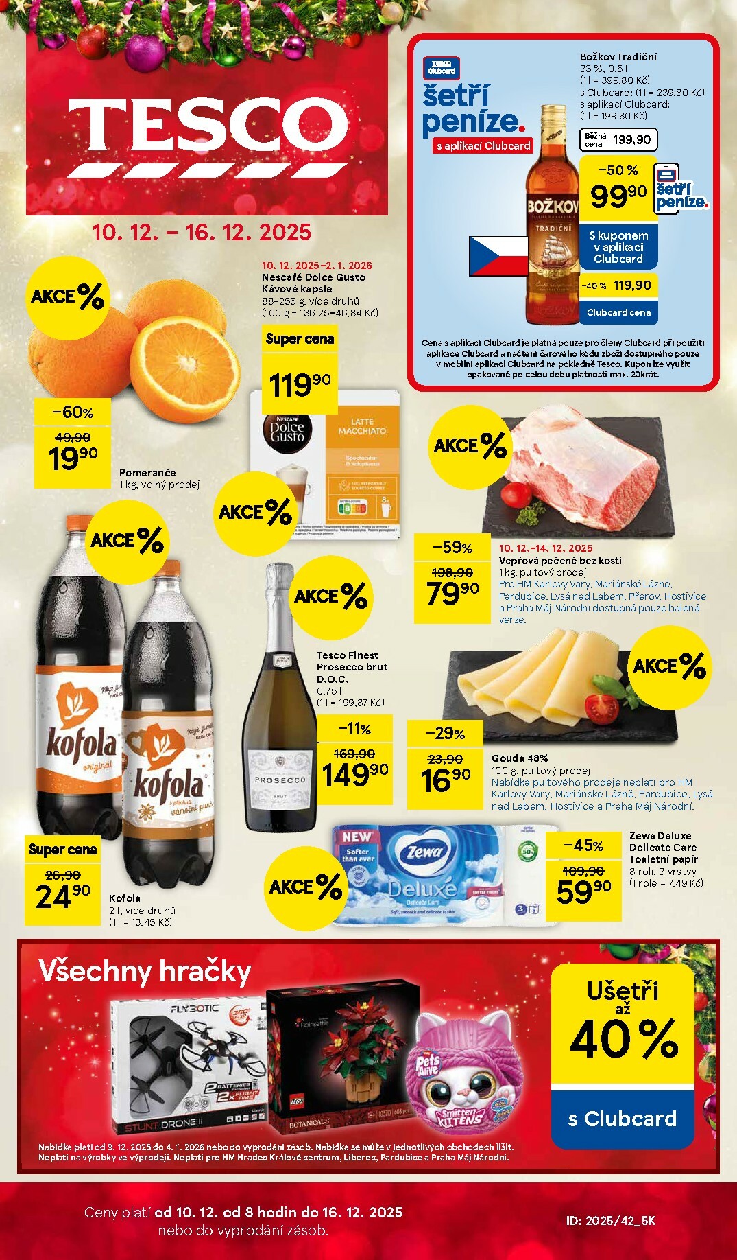 tesco - Aktuální leták Tesco od 10.12. do 16.12.
