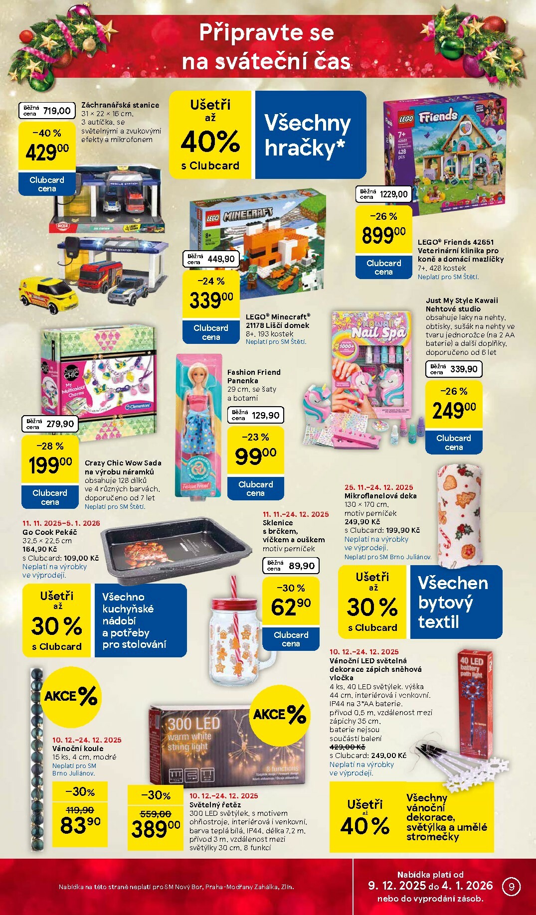 tesco - Aktuální leták Tesco supermarket od 10.12. do 16.12. - page: 9