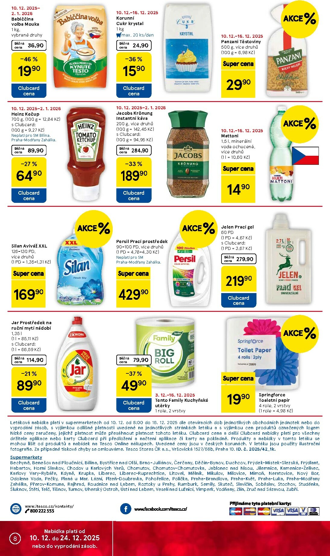 tesco - Aktuální leták Tesco supermarket od 10.12. do 16.12. - page: 8