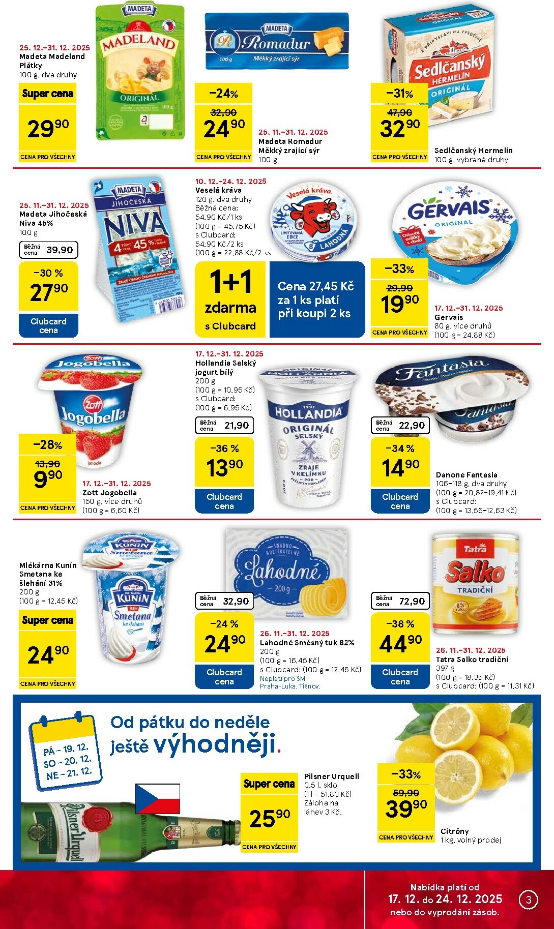 tesco - Aktuální leták Tesco supermarket od 17.12. do 24.12. - page: 3