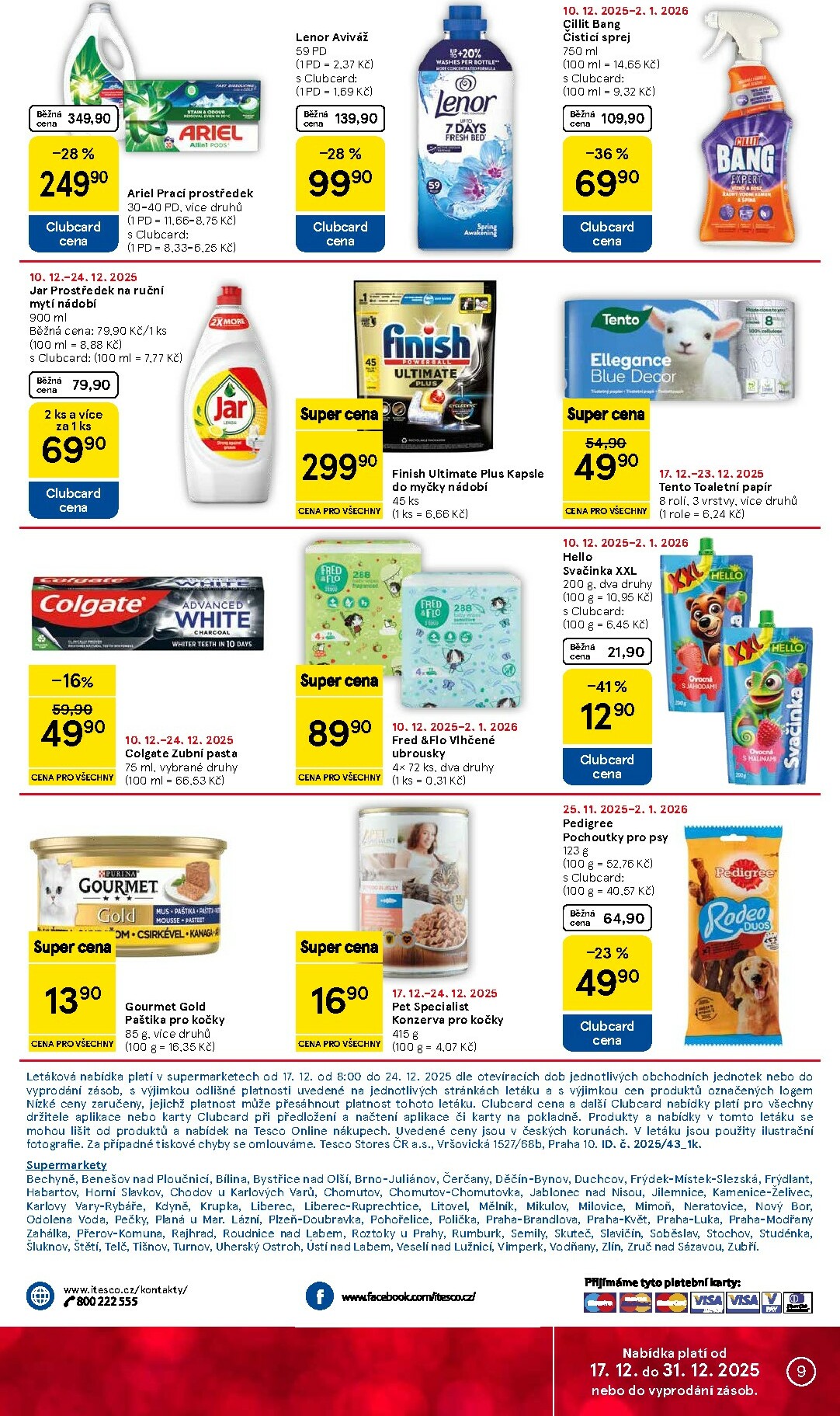 tesco - Aktuální leták Tesco supermarket od 17.12. do 24.12. - page: 9