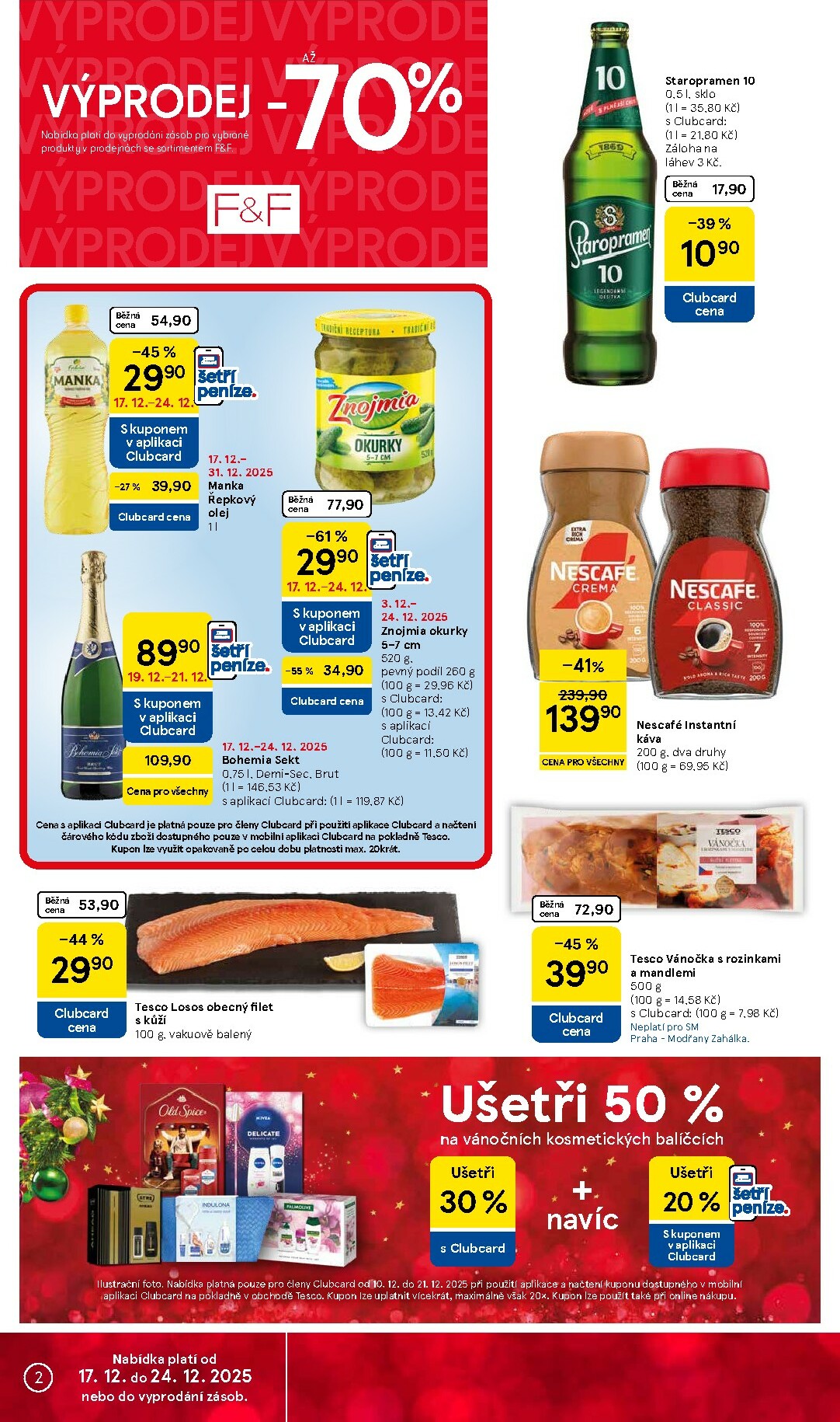 tesco - Aktuální leták Tesco supermarket od 17.12. do 24.12. - page: 2