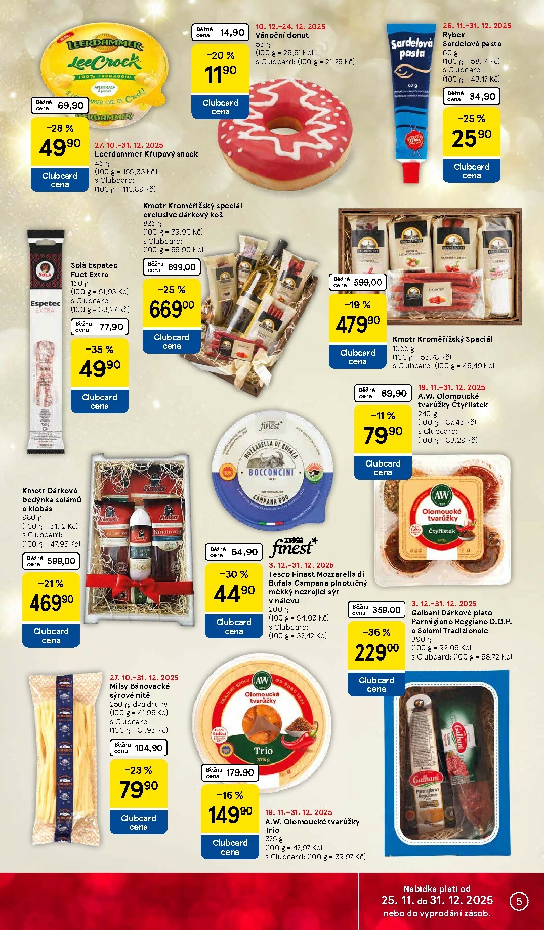 tesco - Aktuální leták Tesco supermarket od 17.12. do 24.12. - page: 5