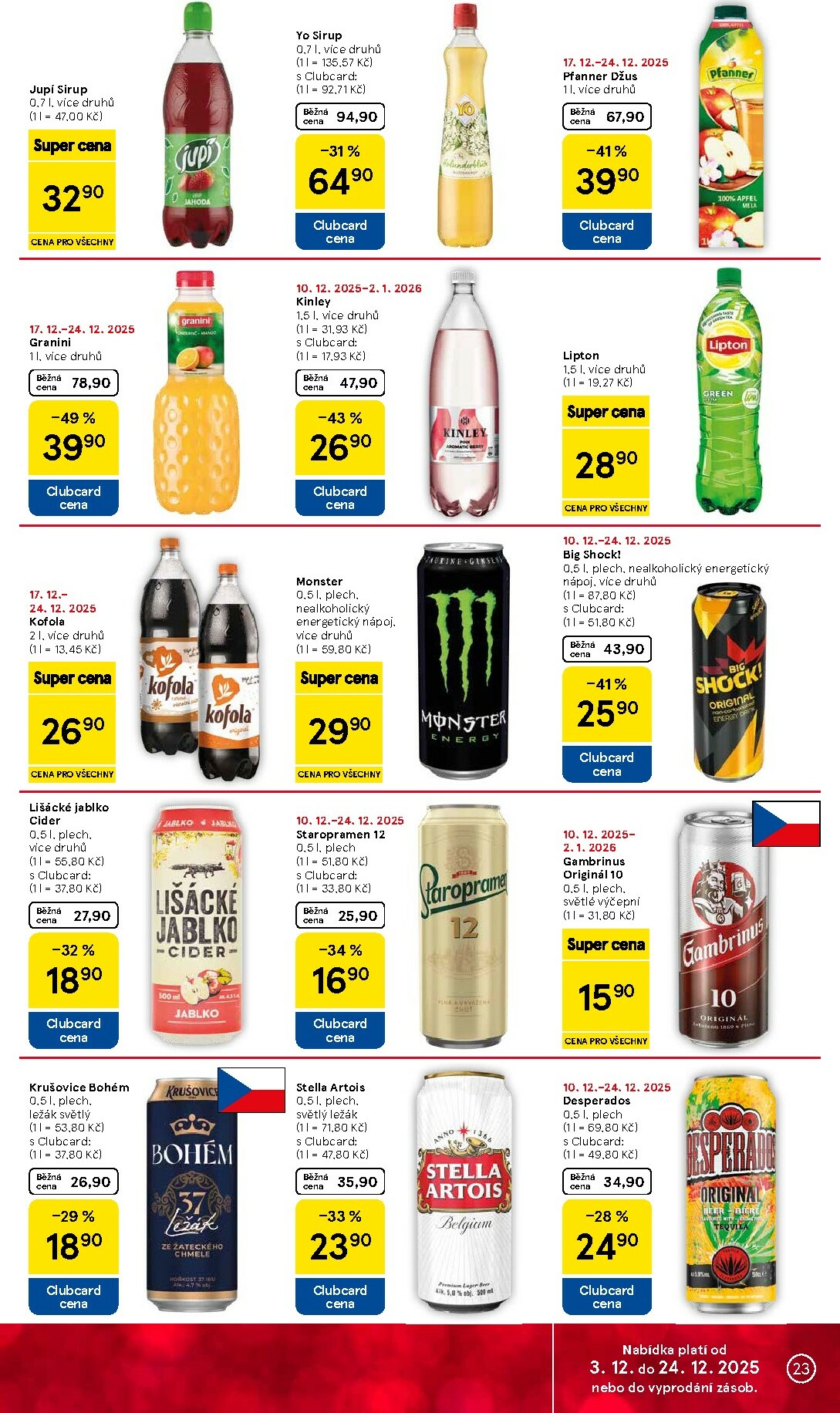 tesco - Aktuální leták Tesco od 17.12. do 24.12. - page: 23