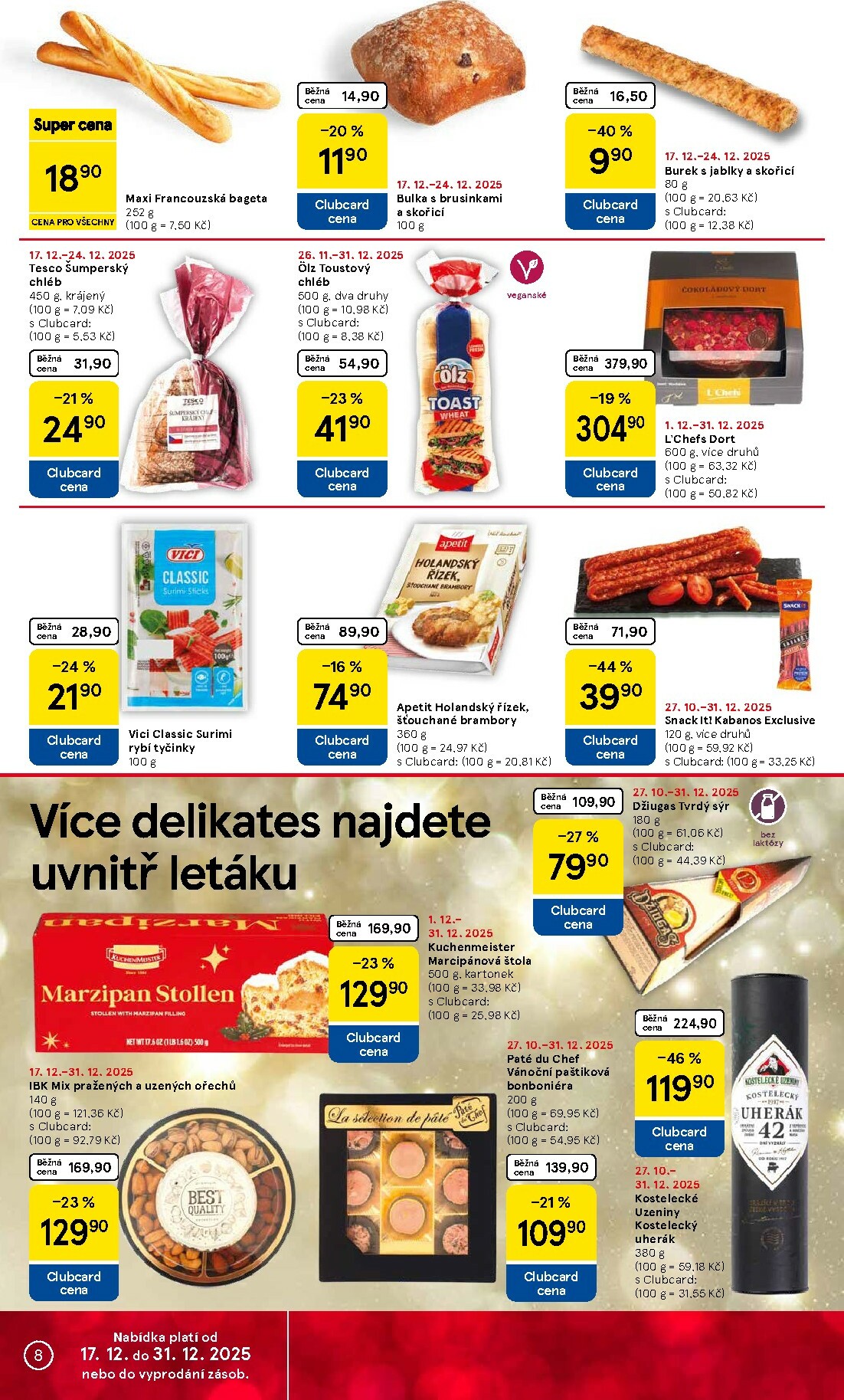 tesco - Aktuální leták Tesco od 17.12. do 24.12. - page: 8