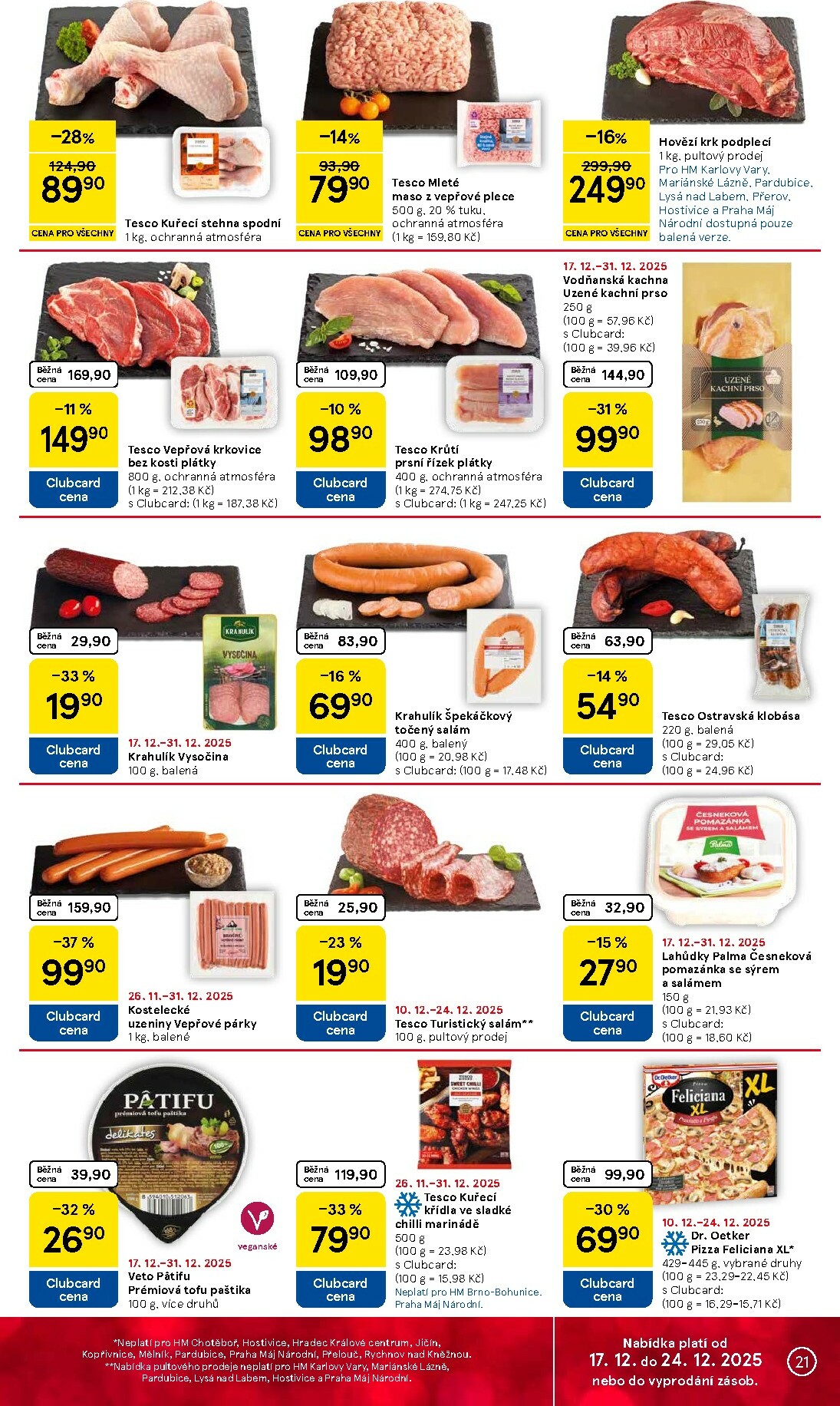 tesco - Aktuální leták Tesco od 17.12. do 24.12. - page: 21