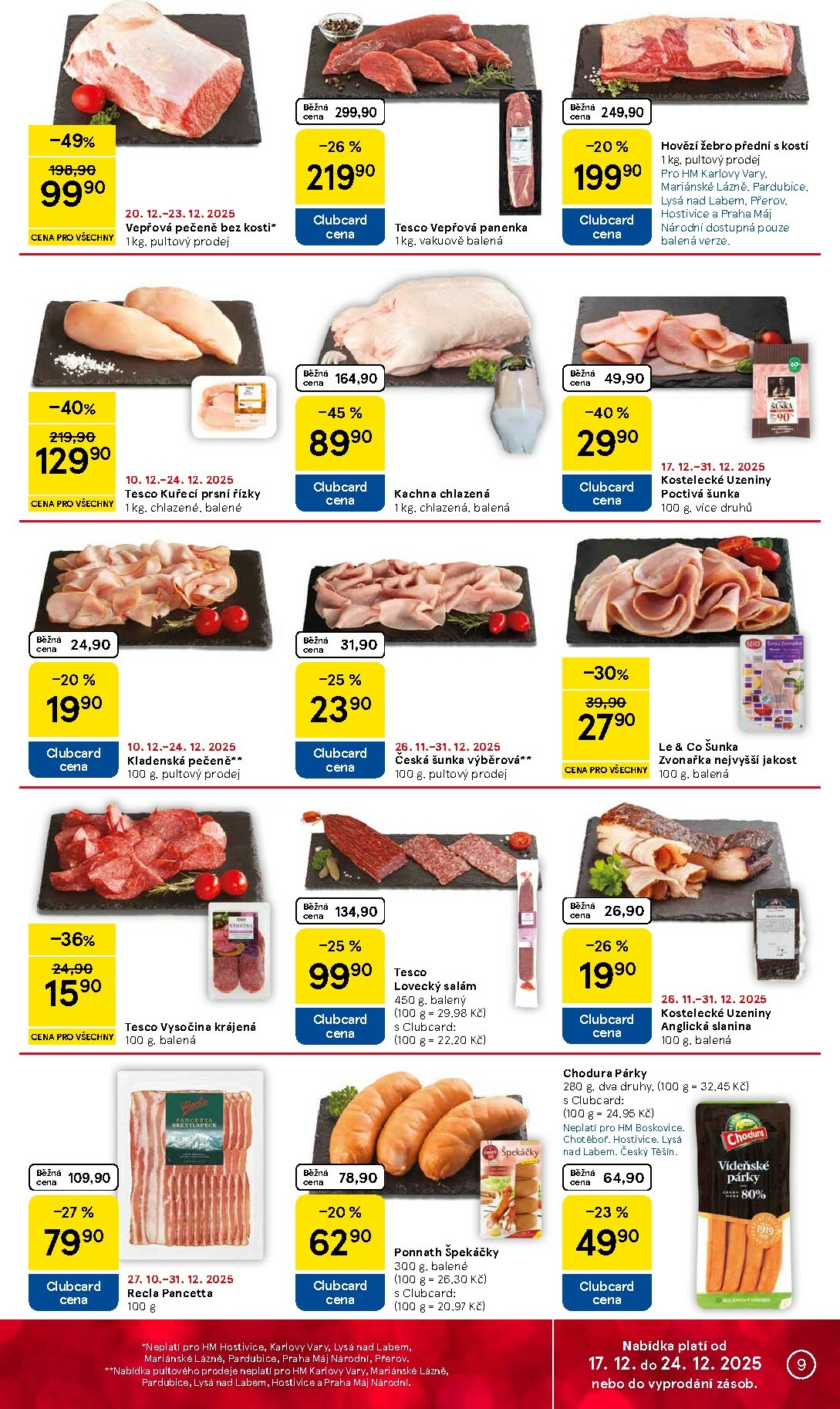 tesco - Aktuální leták Tesco od 17.12. do 24.12. - page: 9