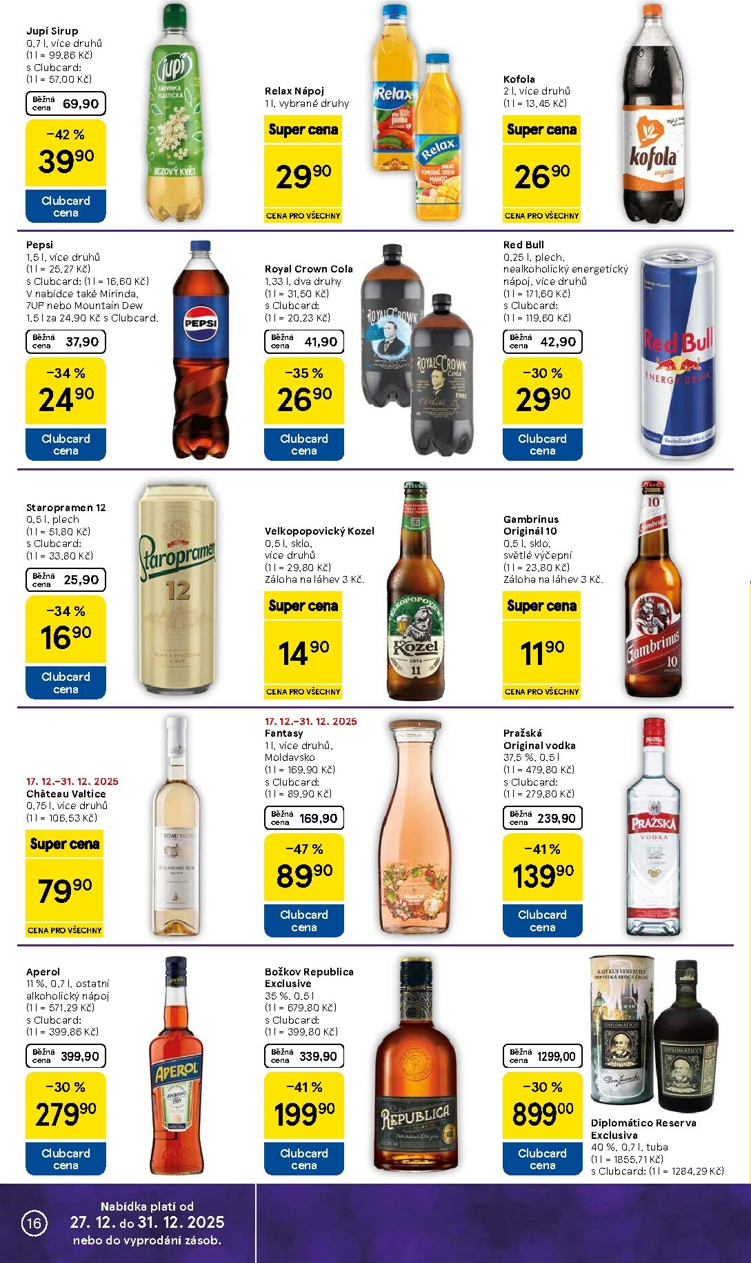 tesco - Aktuální leták Tesco od 27.12. do 31.12. - page: 16