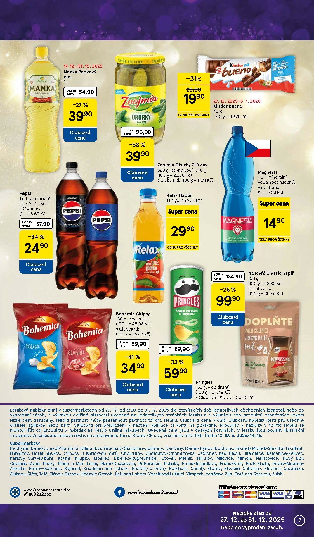 tesco - Aktuální leták Tesco supermarket od 27.12. do 31.12. - page: 7