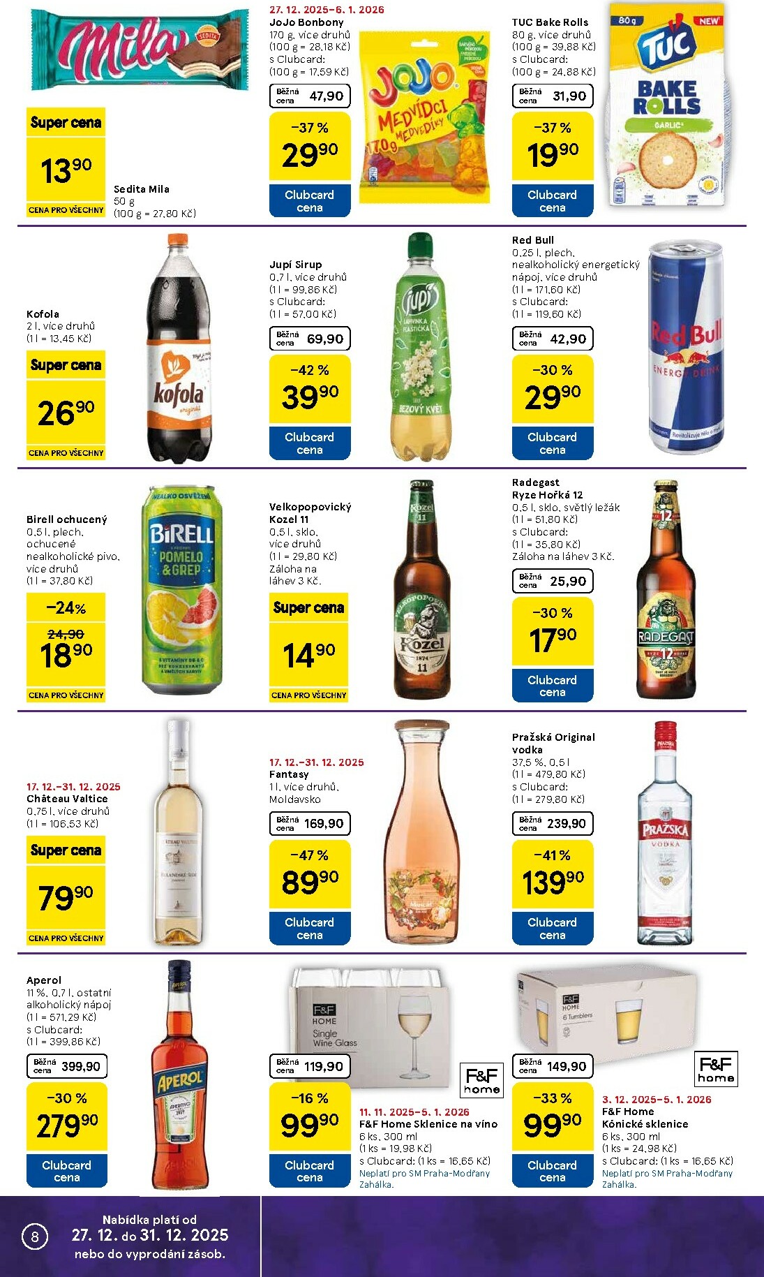 tesco - Aktuální leták Tesco supermarket od 27.12. do 31.12. - page: 8