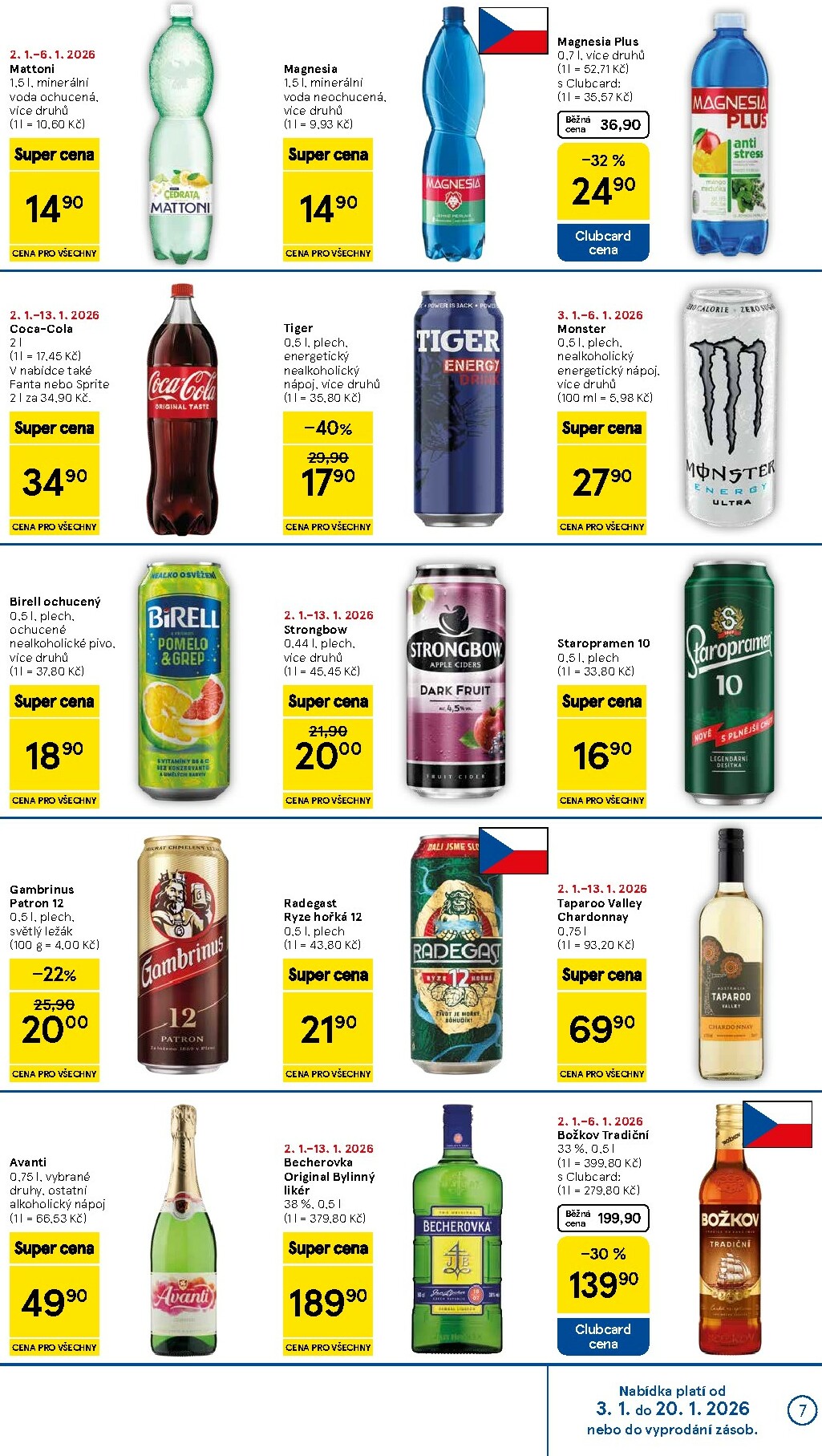 tesco - Aktuální leták Tesco supermarket od 02.01. do 06.01. - page: 7