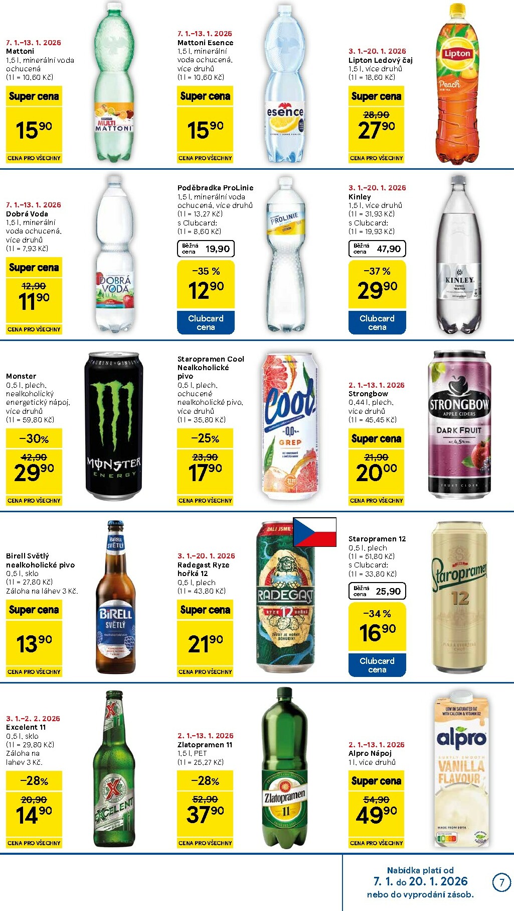 tesco - Aktuální leták Tesco supermarket od 07.01. do 13.01. - page: 7