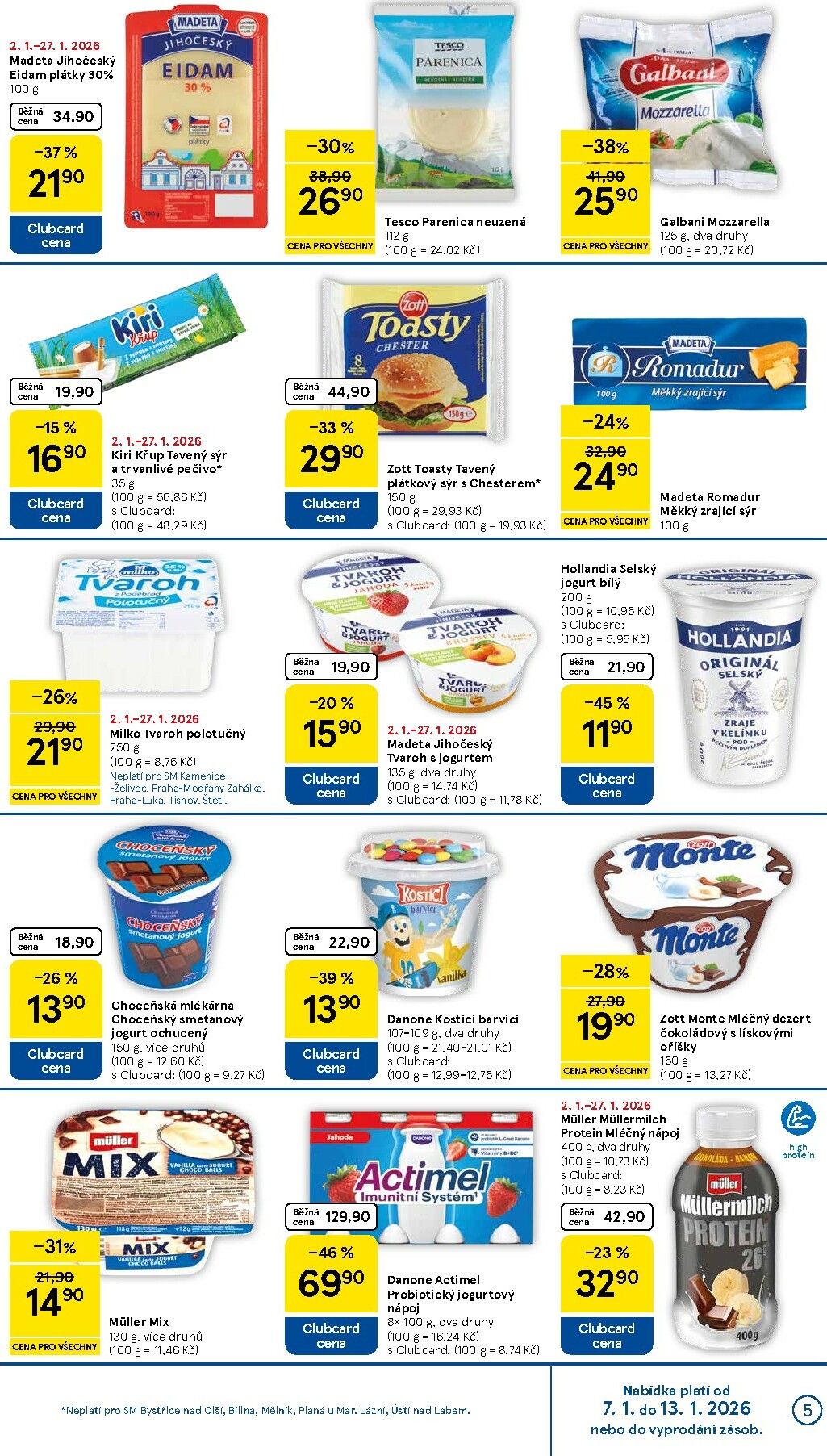 tesco - Aktuální leták Tesco supermarket od 07.01. do 13.01. - page: 5