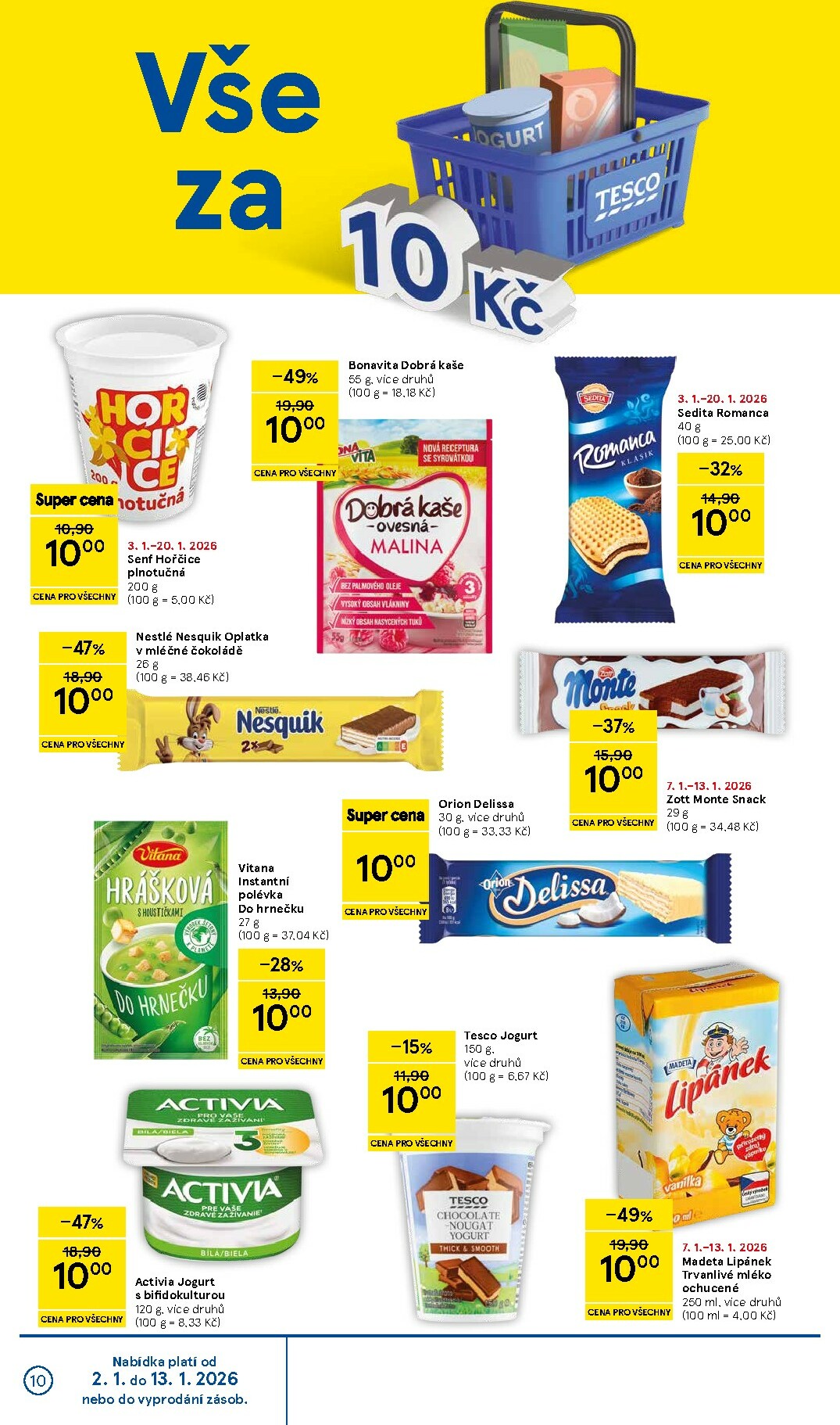 tesco - Aktuální leták Tesco supermarket od 07.01. do 13.01. - page: 10
