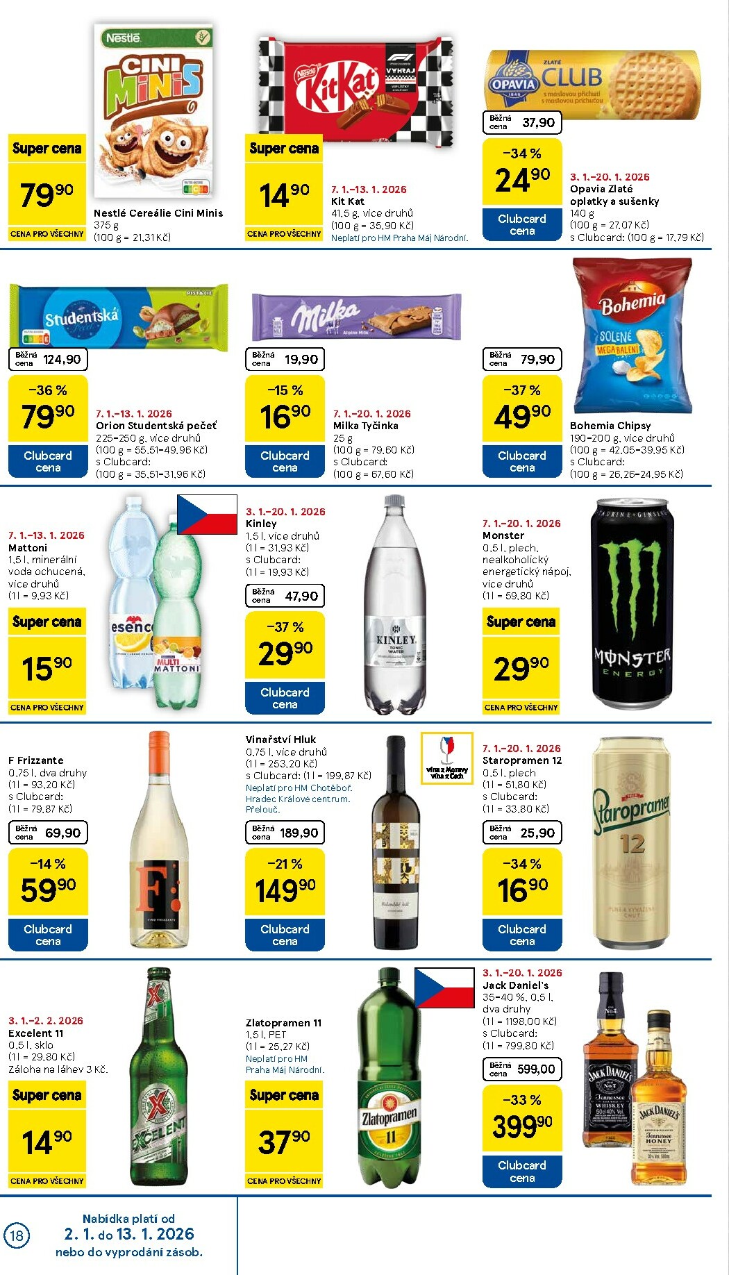 tesco - Aktuální leták Tesco od 07.01. do 13.01. - page: 18