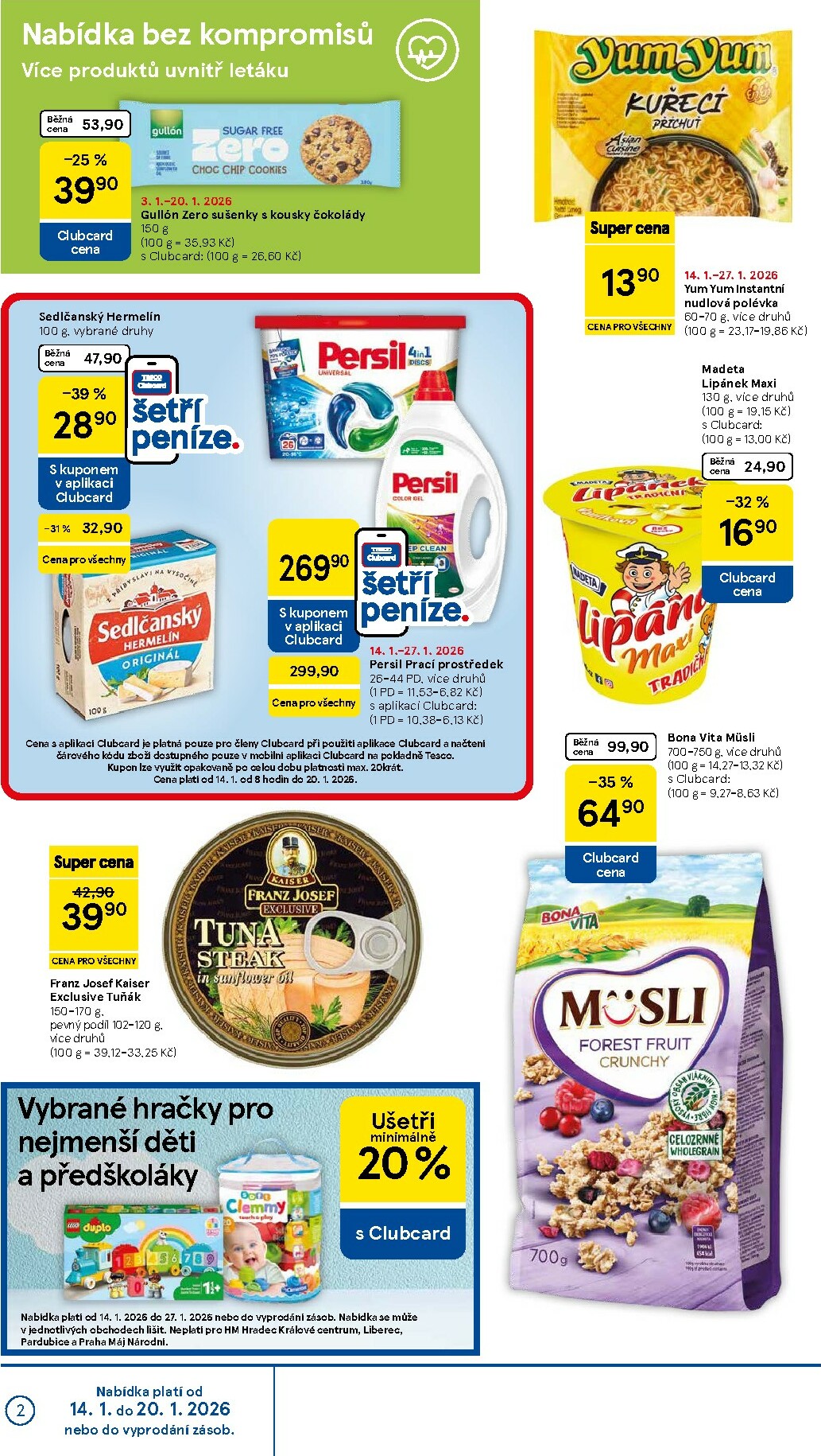 tesco - Aktuální leták Tesco od 14.01. do 20.01. - page: 2