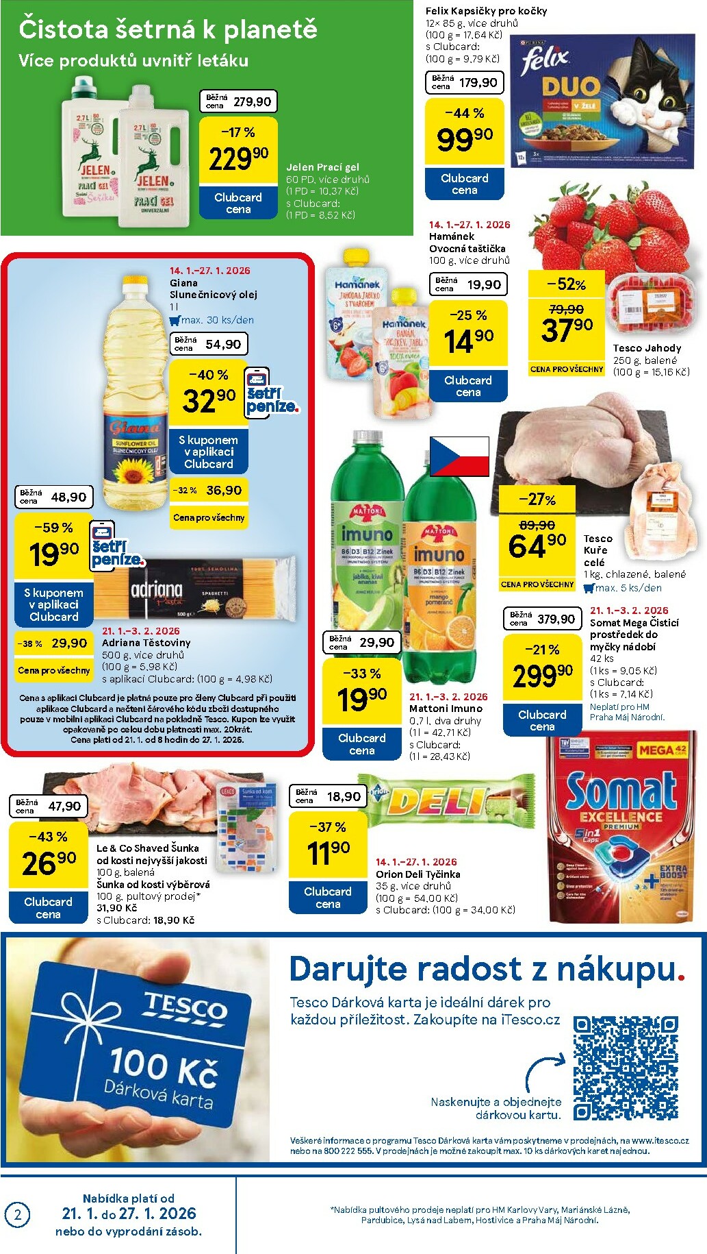 tesco - Aktuální leták Tesco od 21.01. do 27.01. - page: 2
