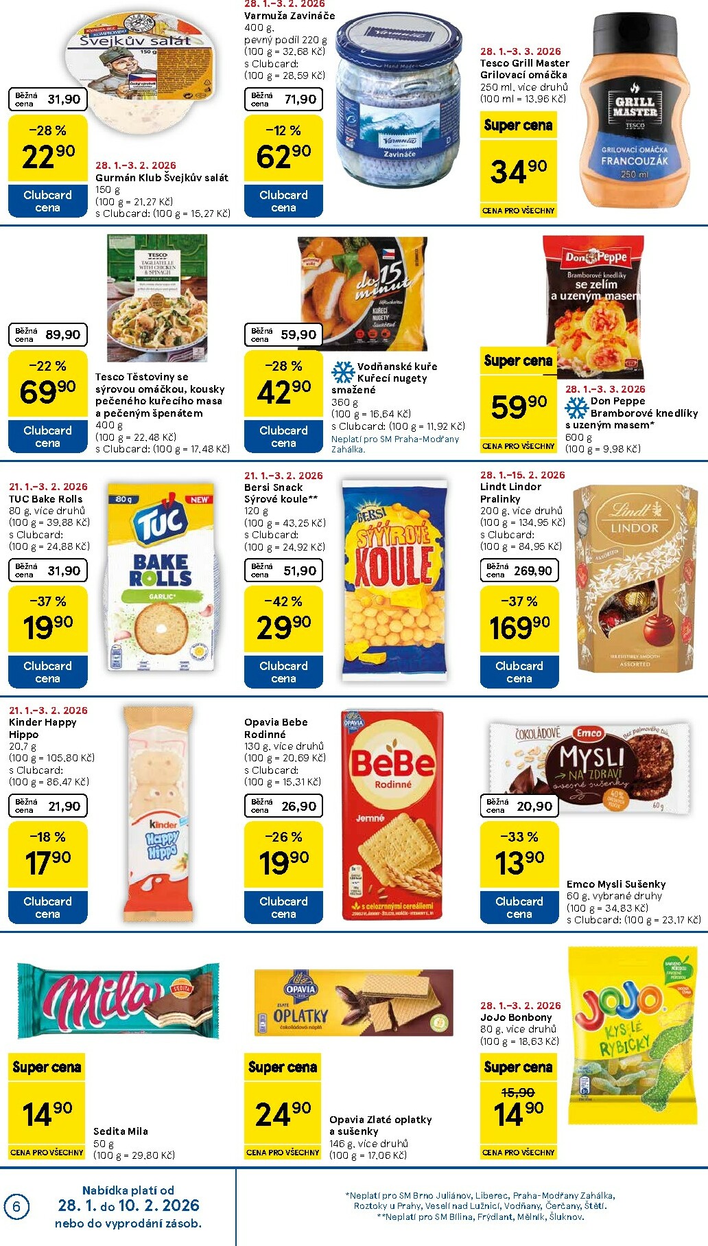tesco - Tesco supermarket leták platný od 28.01. do 03.02. - page: 6