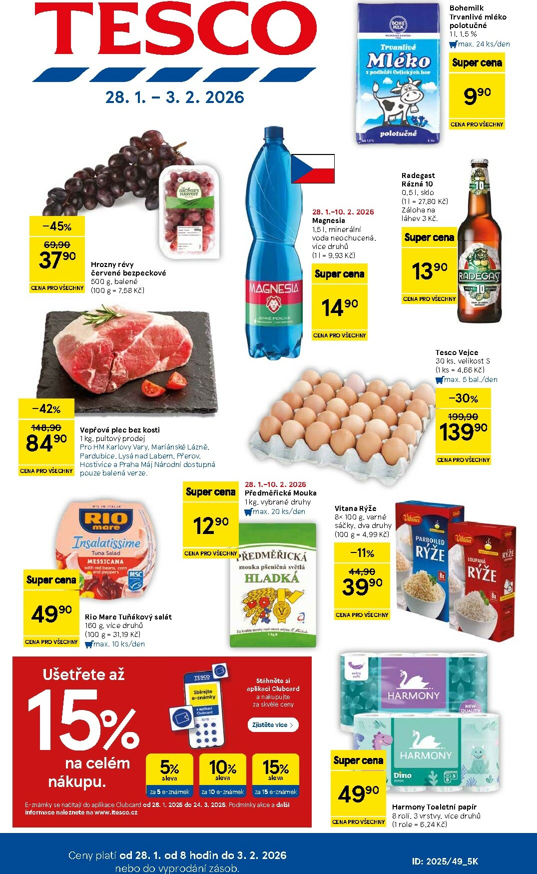 tesco - Tesco leták platný od 28.01. do 03.02. - page: 1