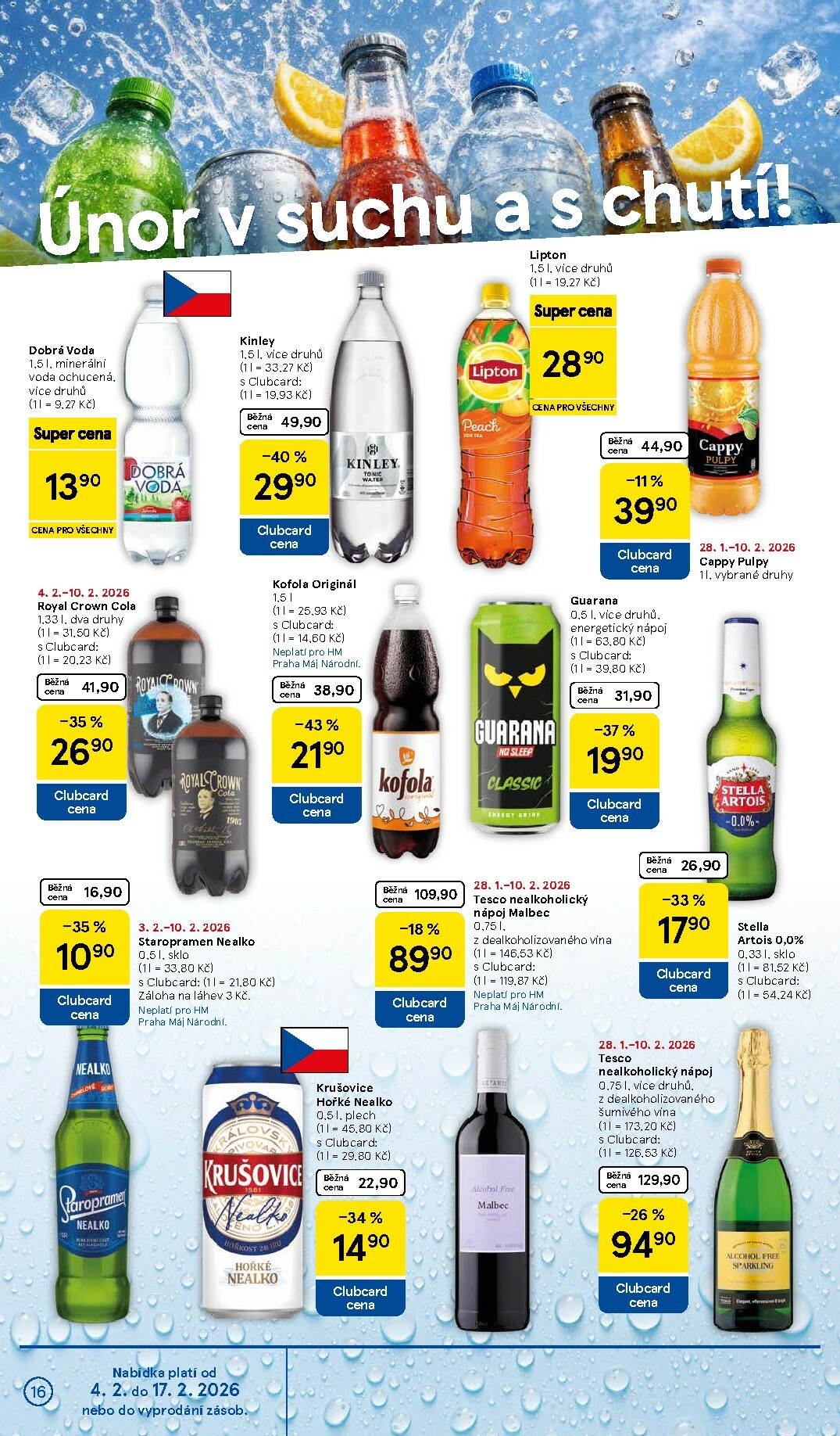 tesco - Tesco leták platný od středy 04.02.2026 do úterý 10.02.2026 - page: 16