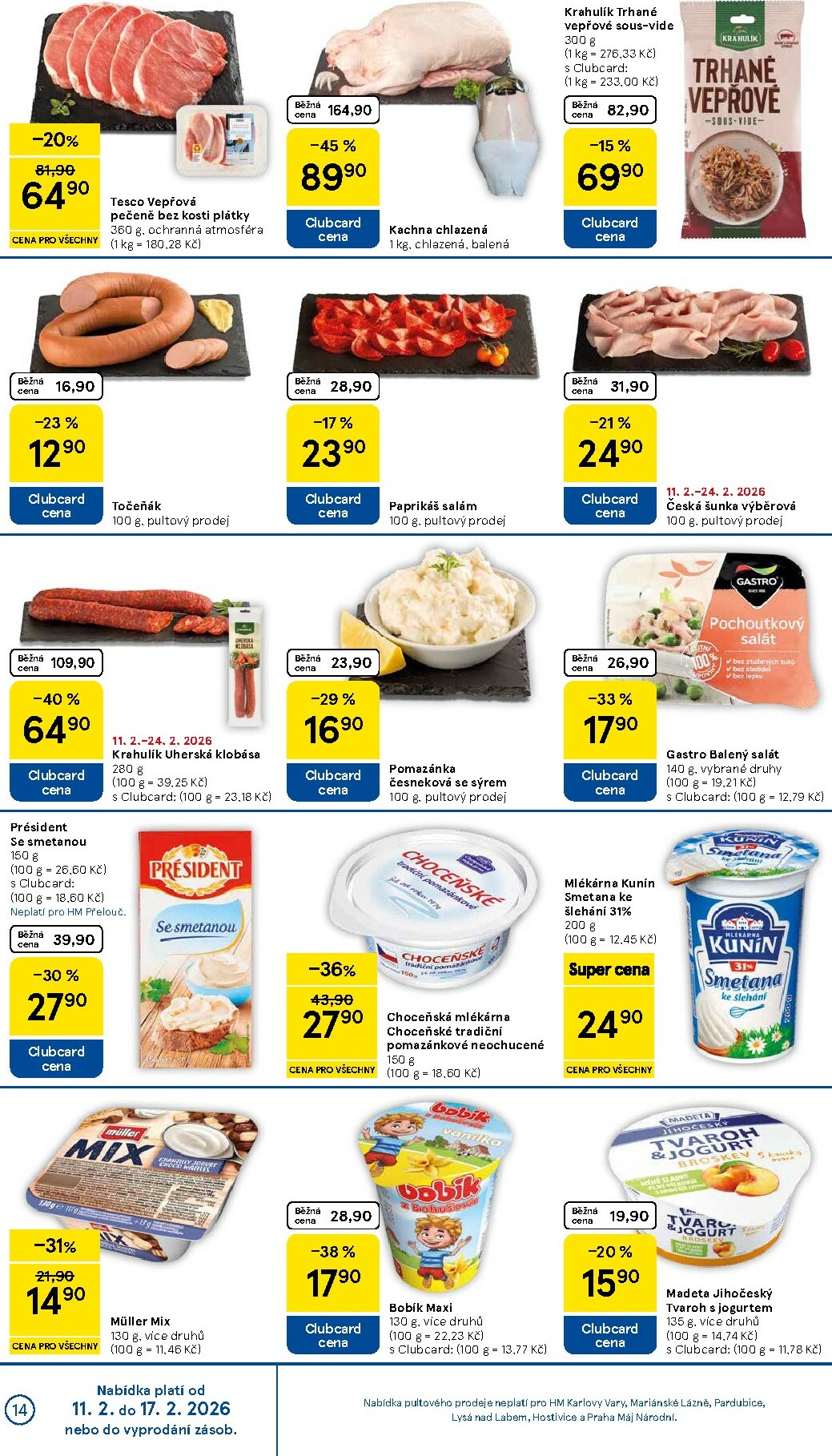 tesco - Tesco leták platný od středy 11.02.2026 do úterý 17.02.2026 - page: 14