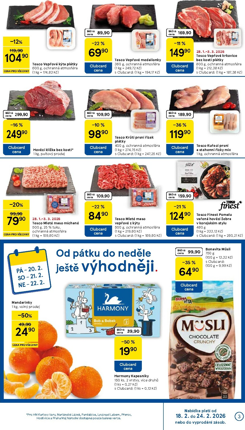 tesco - Tesco leták platný od středy 18.02.2026 do úterý 24.02.2026 - page: 3