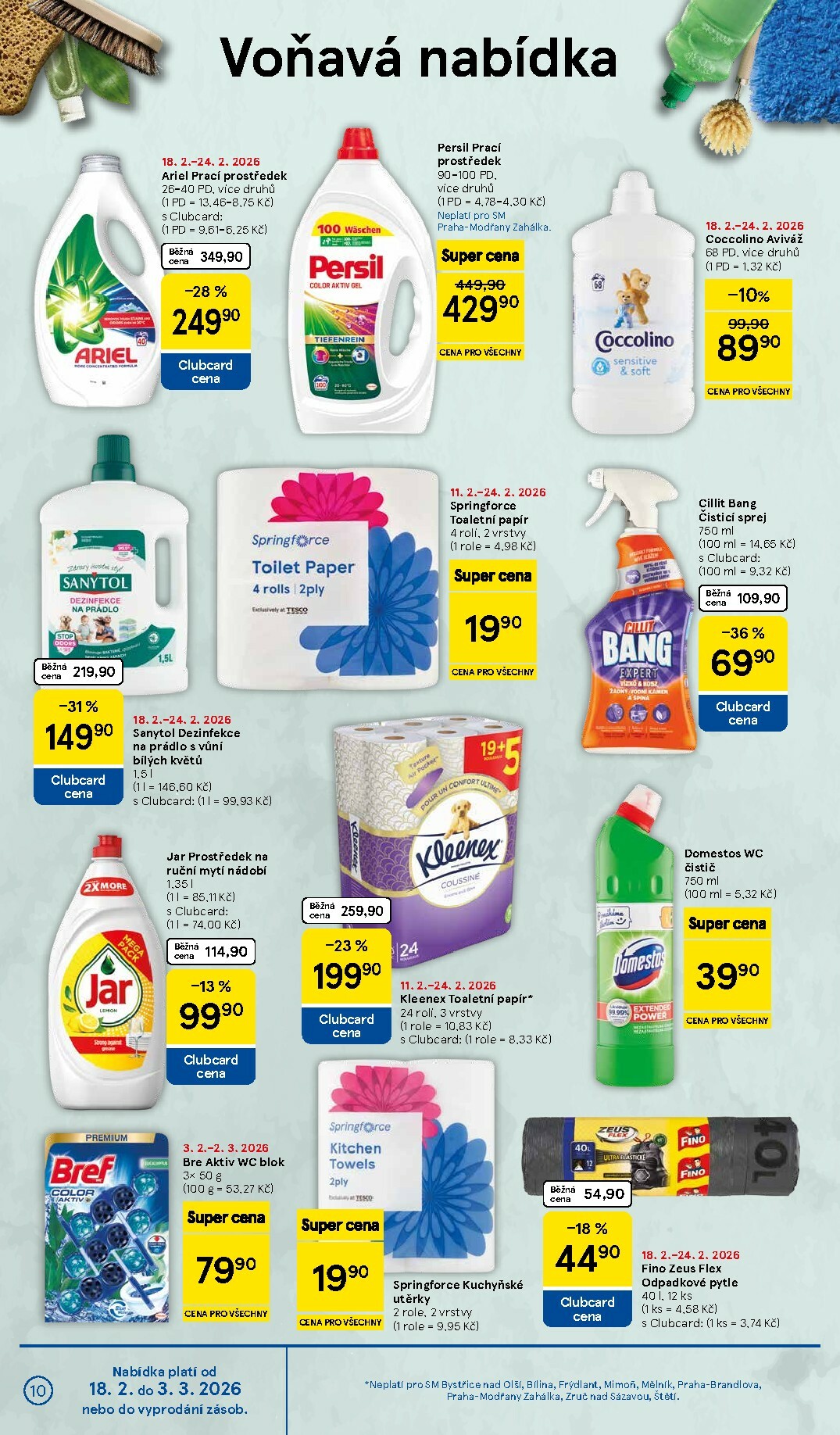 tesco - Tesco supermarket leták platný od středy 18.02.2026 do úterý 24.02.2026 - page: 10