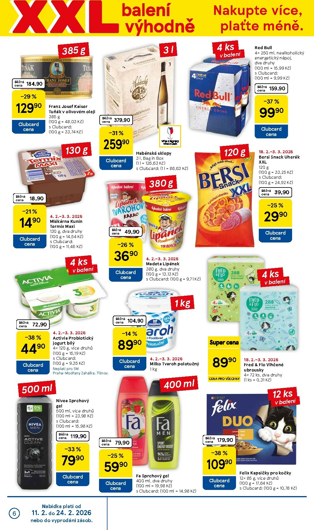 tesco - Tesco supermarket leták platný od středy 18.02.2026 do úterý 24.02.2026 - page: 6