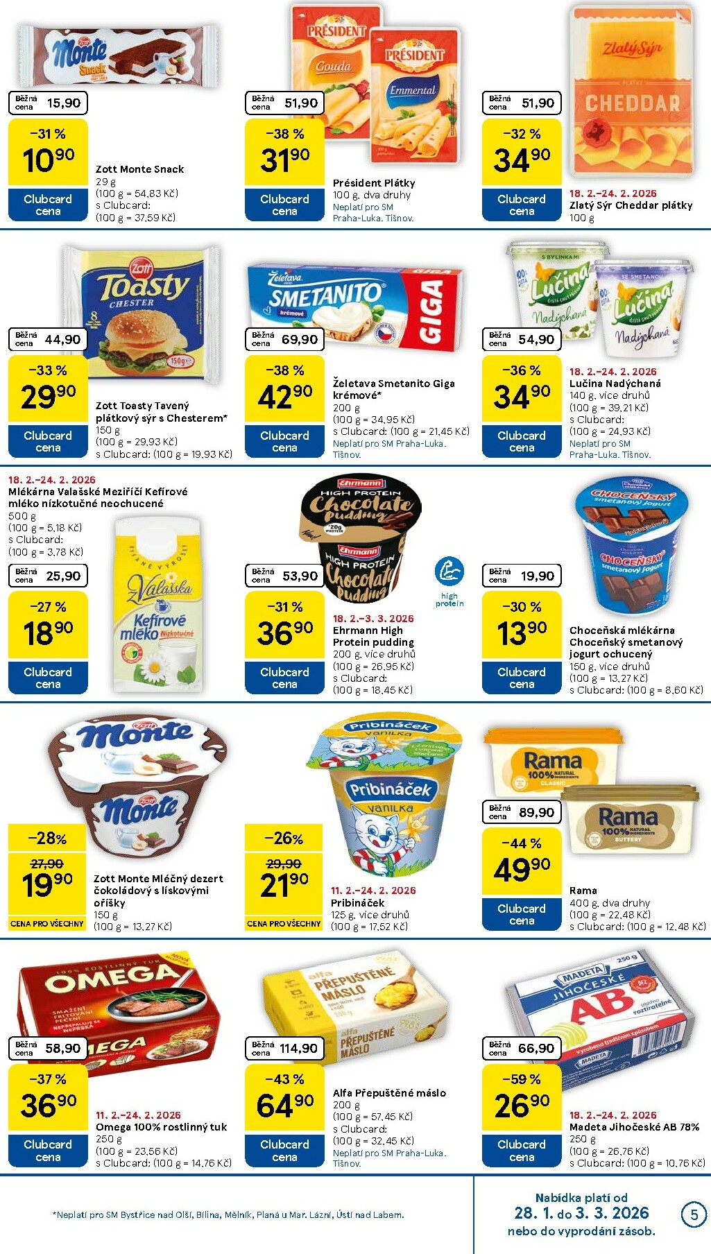 tesco - Tesco supermarket leták platný od středy 18.02.2026 do úterý 24.02.2026 - page: 5