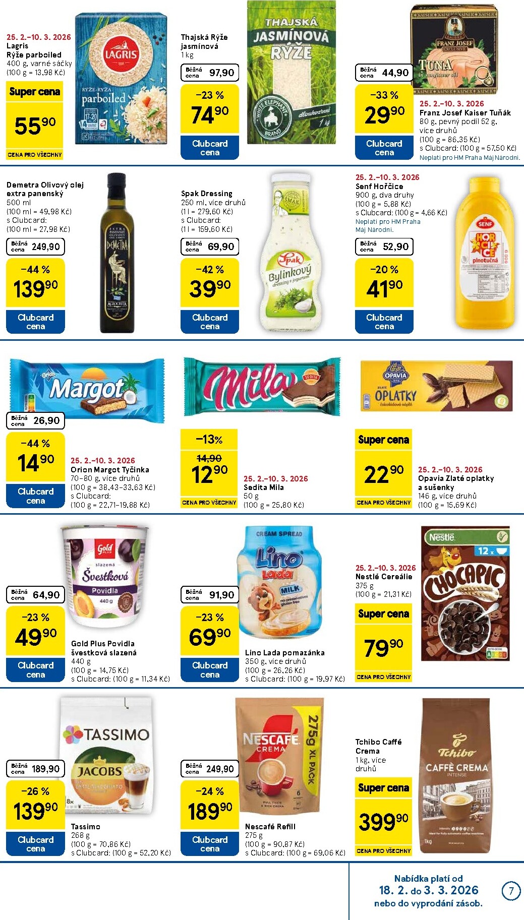 tesco - Tesco leták platný od středy 25.02.2026 do úterý 03.03.2026 - page: 7