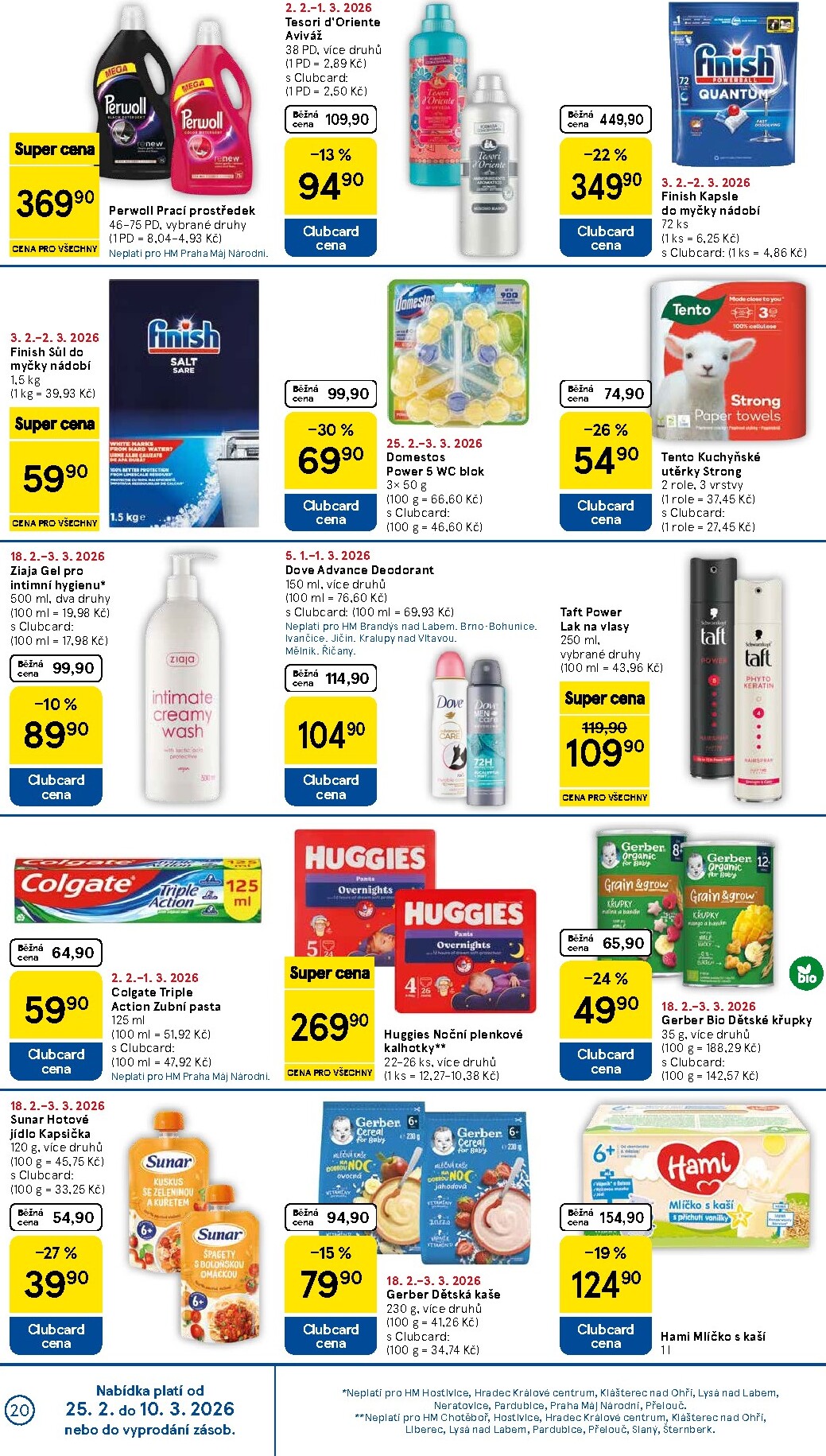tesco - Tesco leták platný od středy 25.02.2026 do úterý 03.03.2026 - page: 20