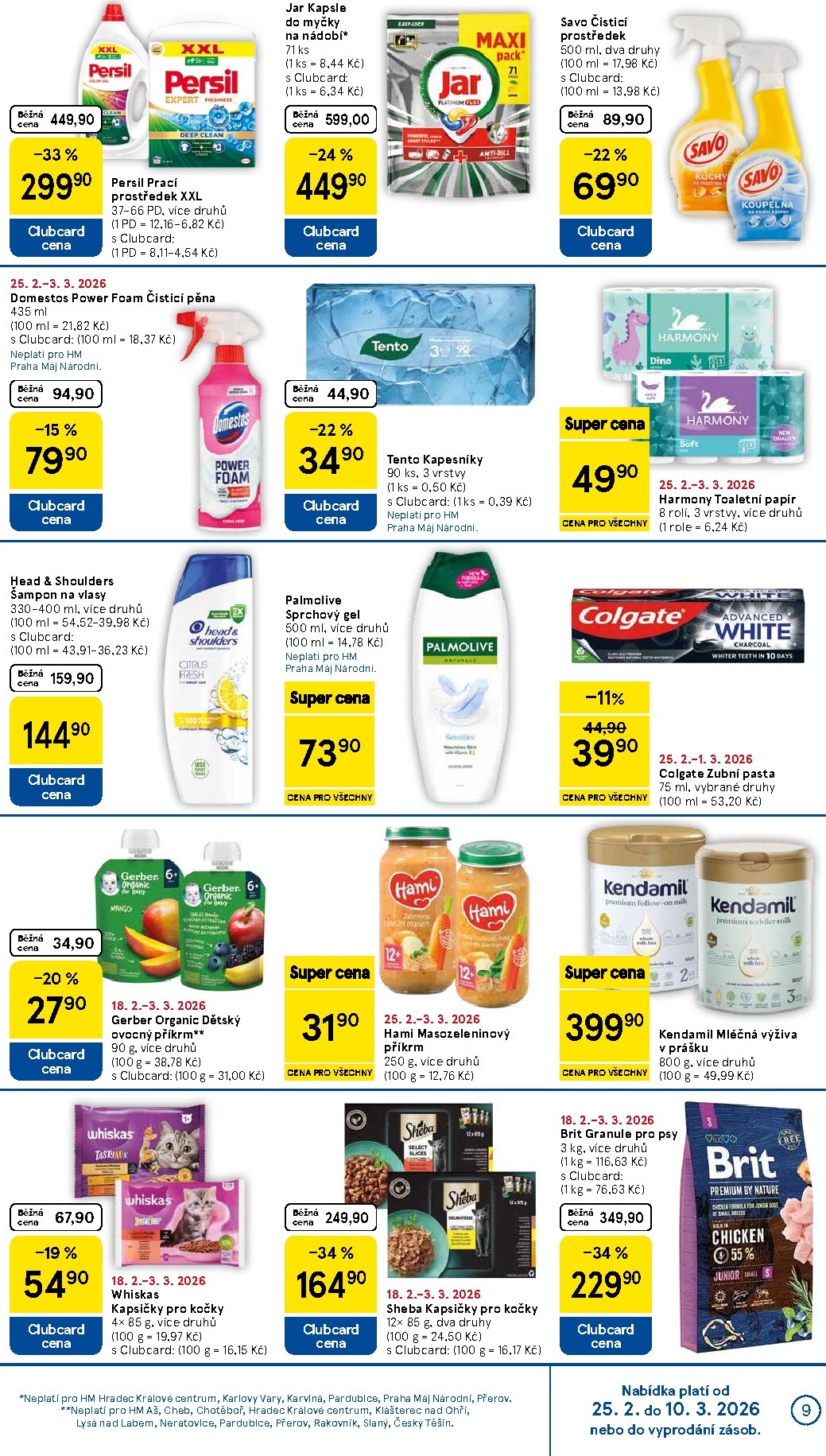 tesco - Tesco leták platný od středy 25.02.2026 do úterý 03.03.2026 - page: 9