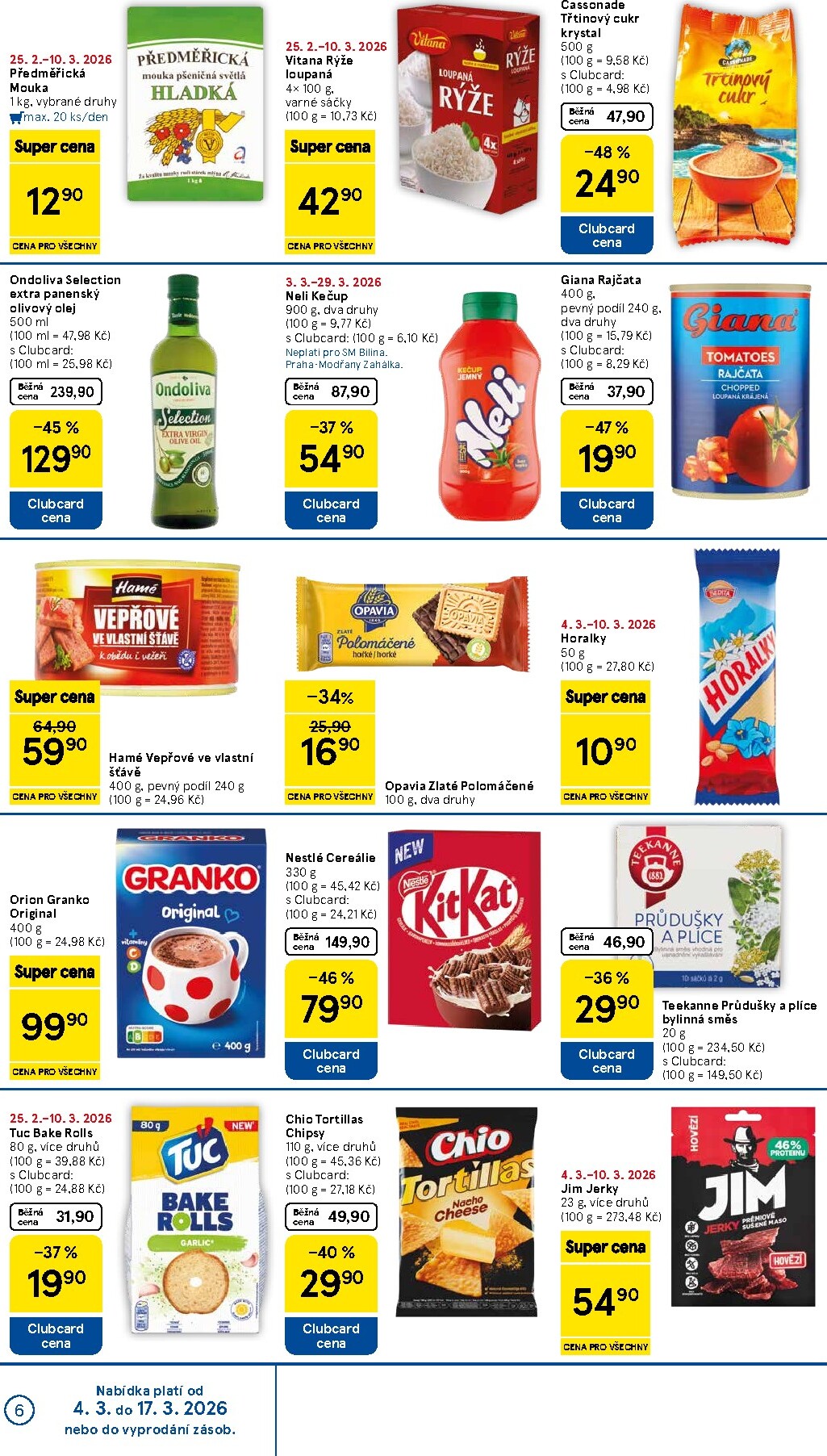 tesco - Tesco supermarket leták platný od středy 04.03.2026 do úterý 10.03.2026 - page: 6