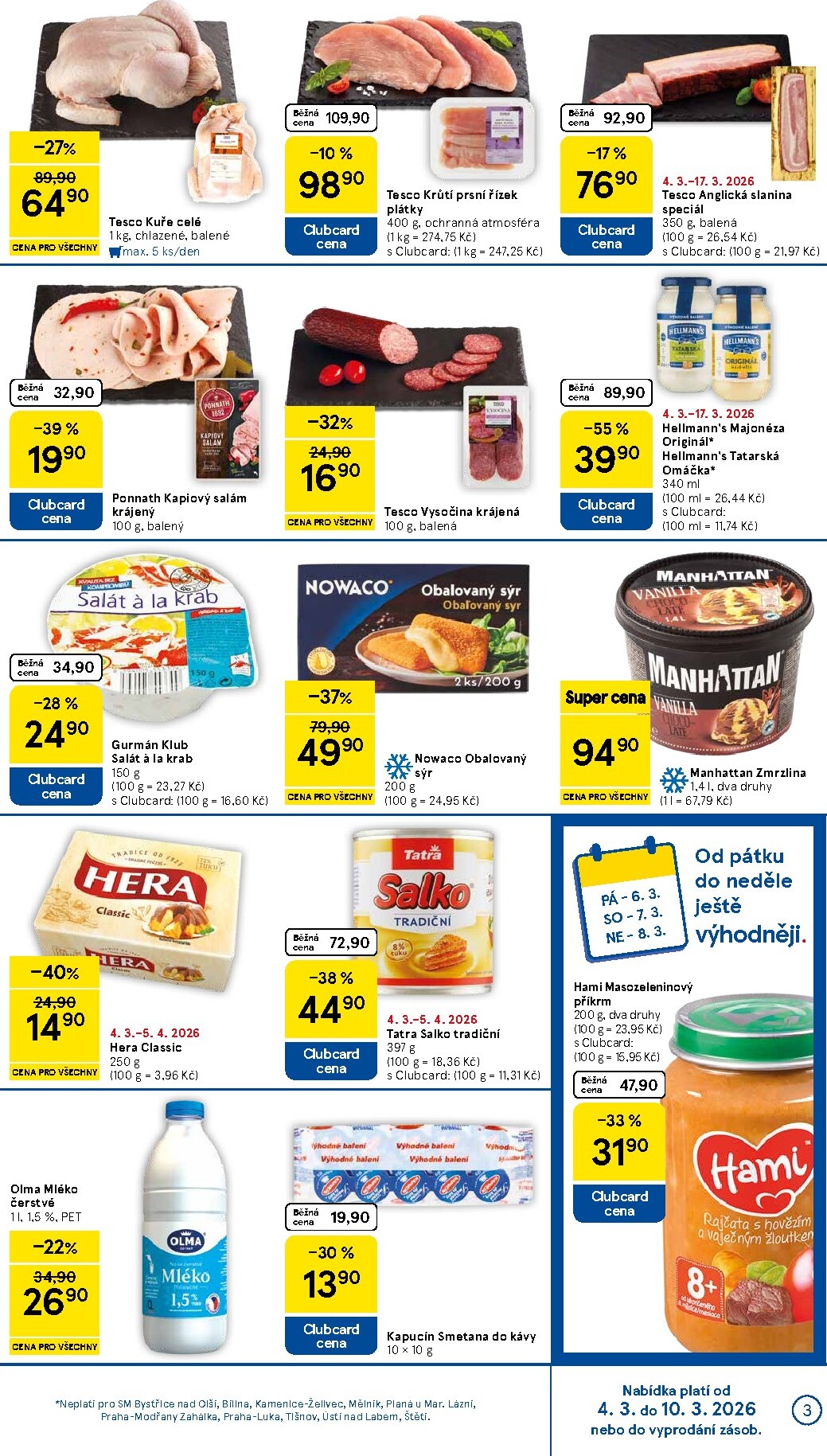 tesco - Tesco supermarket leták platný od středy 04.03.2026 do úterý 10.03.2026 - page: 3