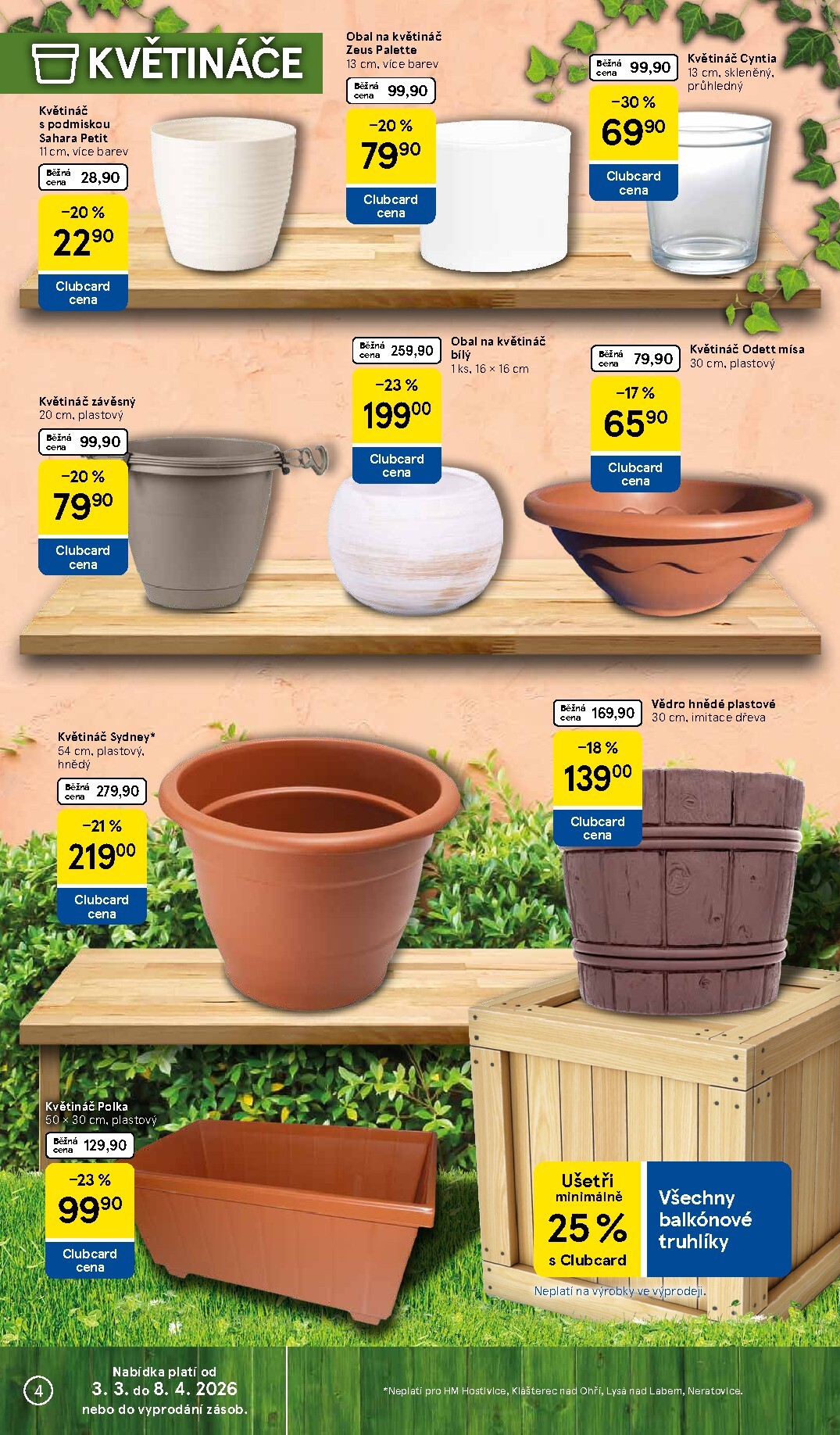 tesco - Tesco - Relax ve vaší zahradě leták platný od úterý 03.03.2026 do středy 08.04.2026 - page: 4