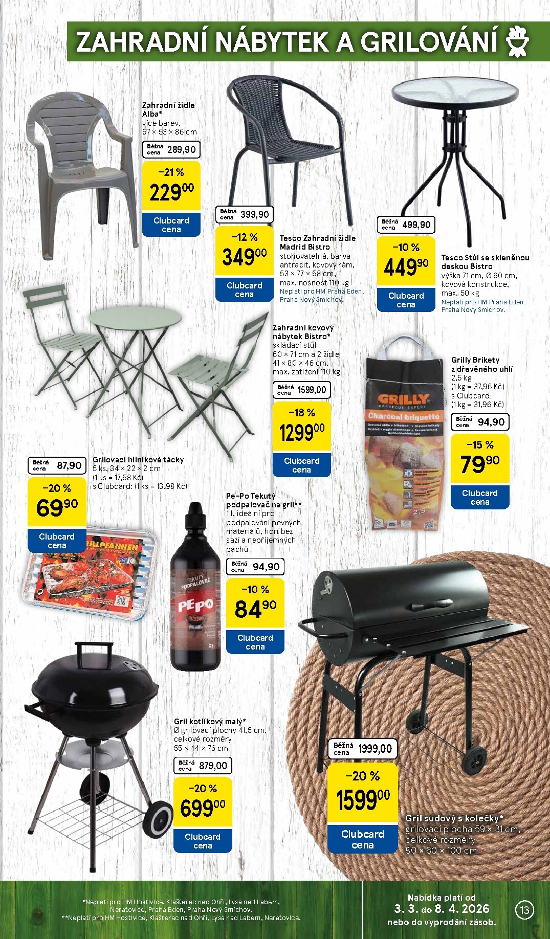 tesco - Tesco - Relax ve vaší zahradě leták platný od úterý 03.03.2026 do středy 08.04.2026 - page: 13