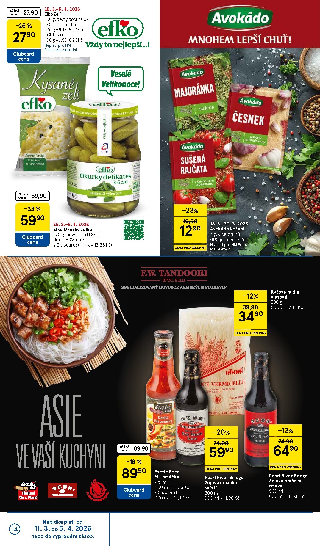 tesco - Tesco - Značky, které máte rádi leták platný od středy 11.03.2026 do neděle 05.04.2026 - page: 14