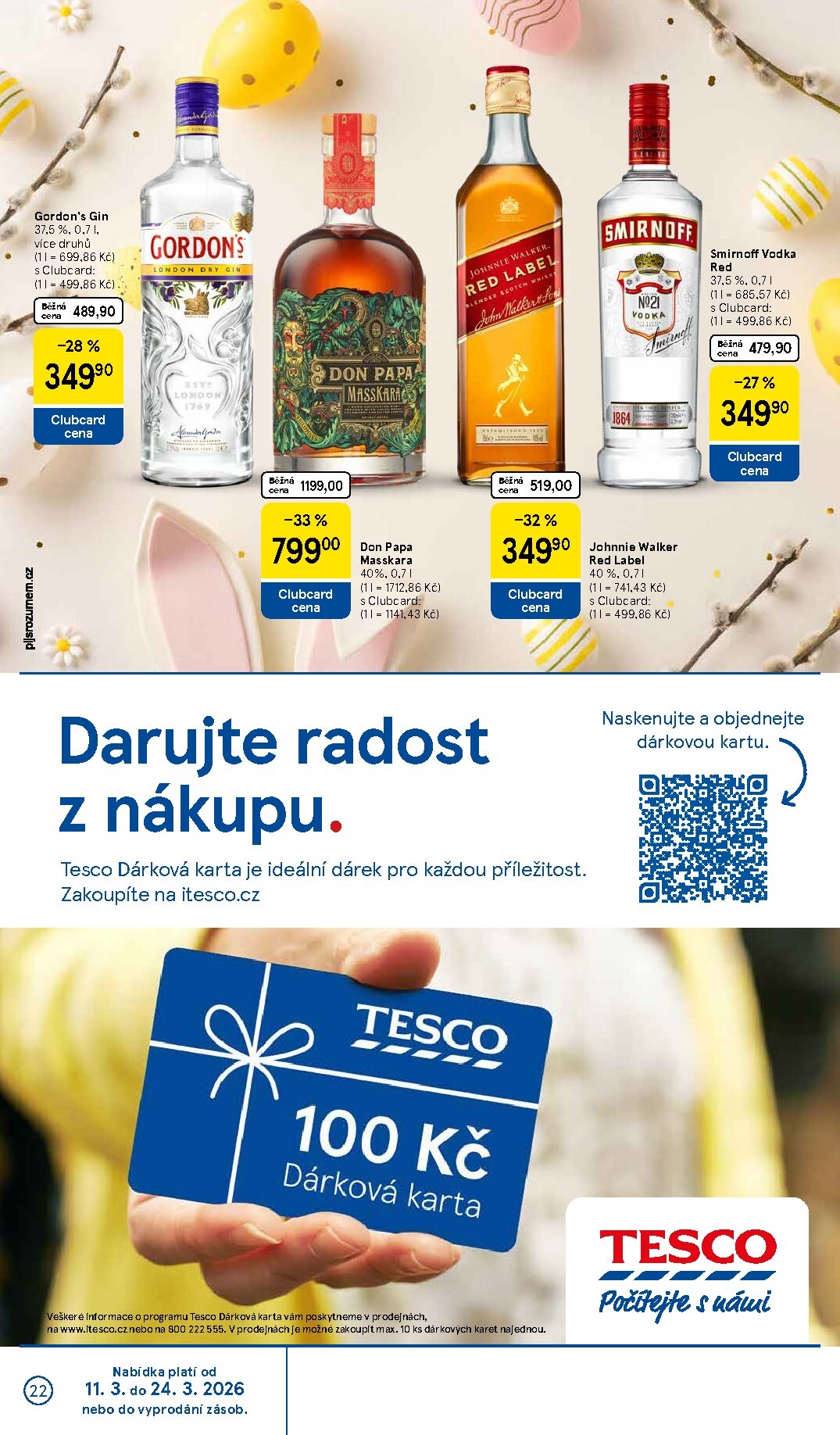 tesco - Tesco - Značky, které máte rádi leták platný od středy 11.03.2026 do neděle 05.04.2026 - page: 22
