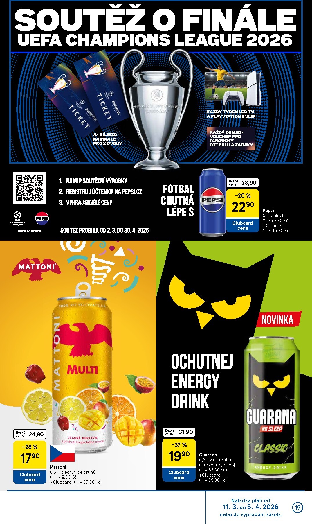 tesco - Tesco - Značky, které máte rádi leták platný od středy 11.03.2026 do neděle 05.04.2026 - page: 19