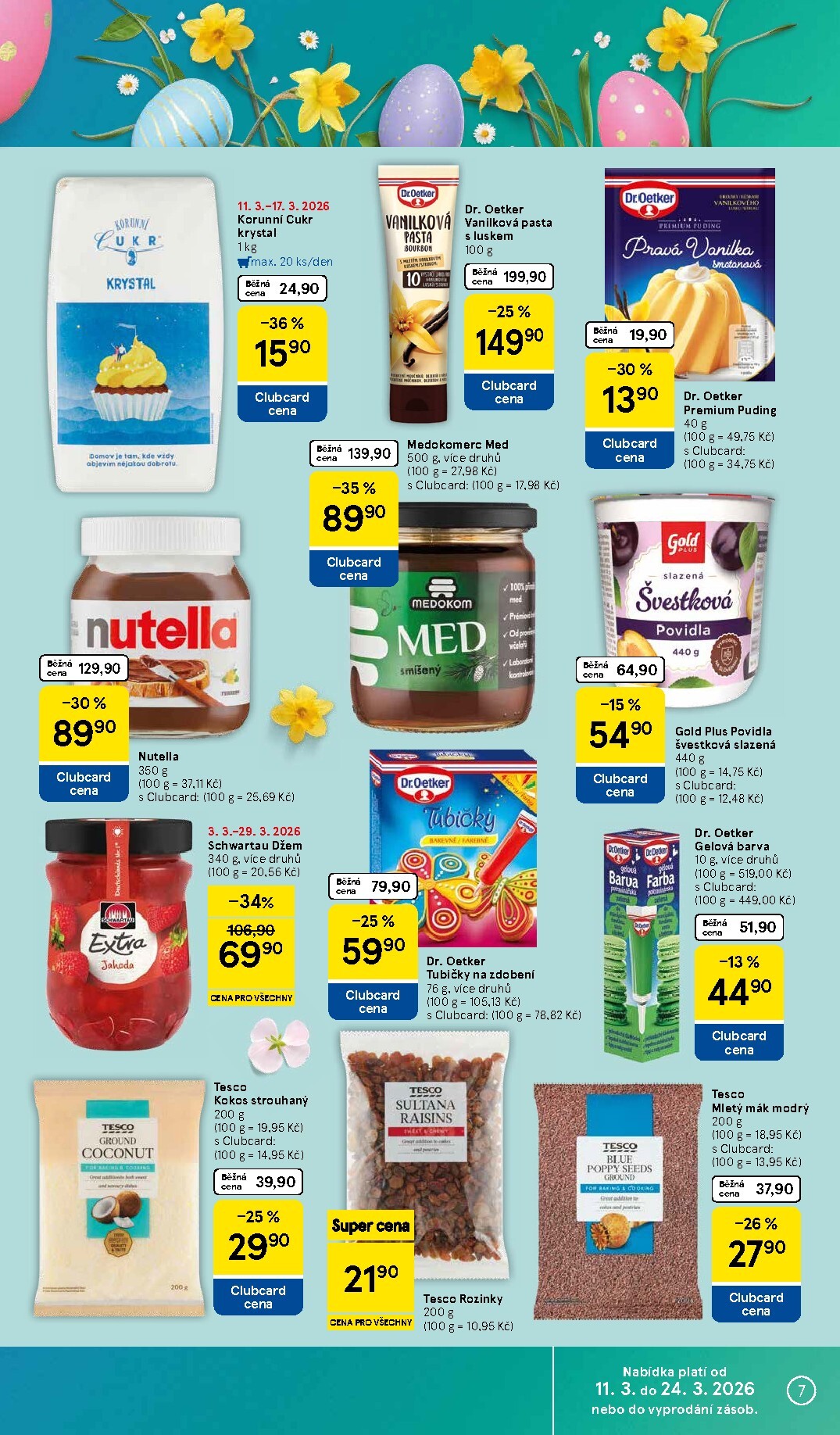 tesco - Tesco supermarket leták platný od středy 11.03.2026 do úterý 17.03.2026 - page: 7