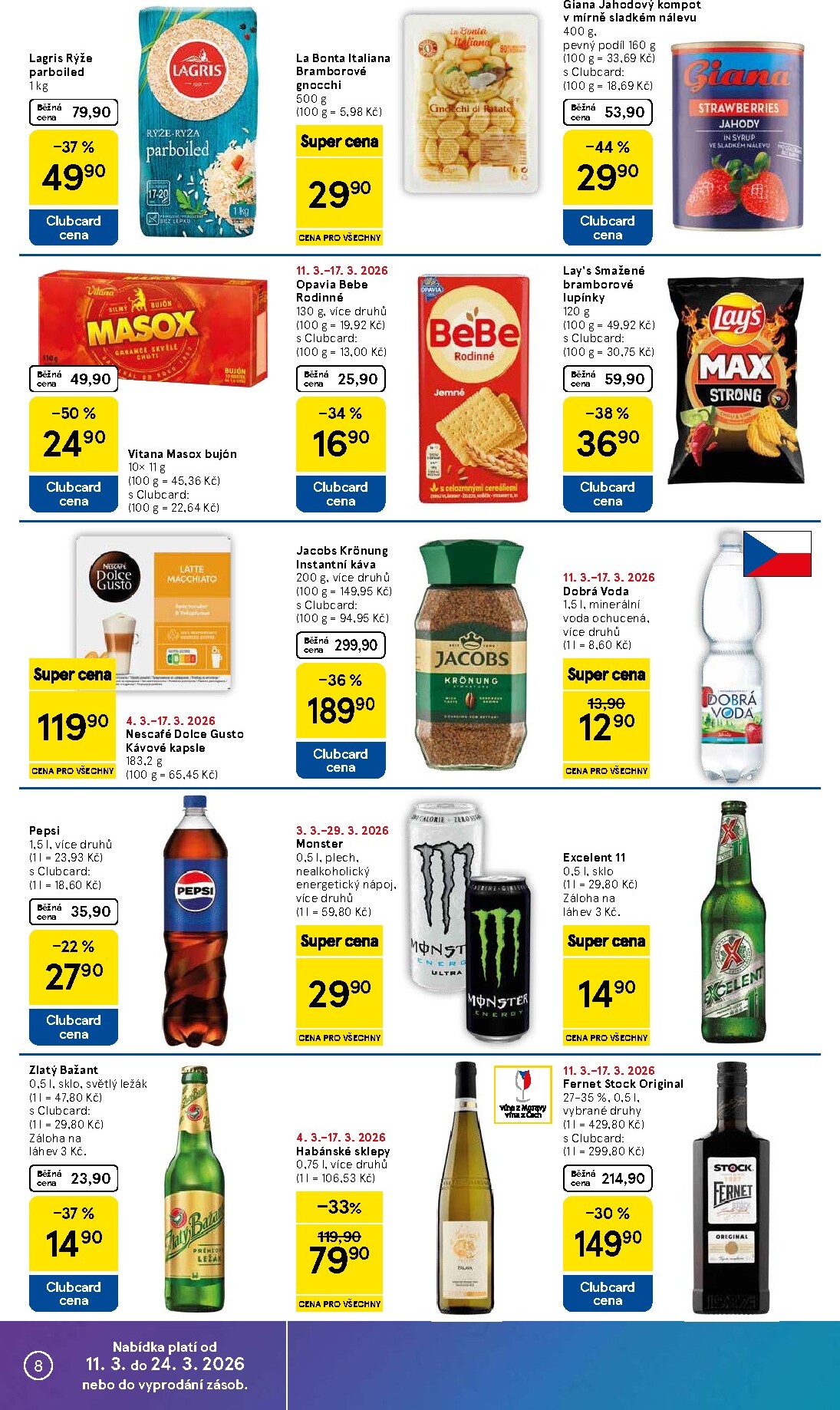 tesco - Tesco supermarket leták platný od středy 11.03.2026 do úterý 17.03.2026 - page: 8