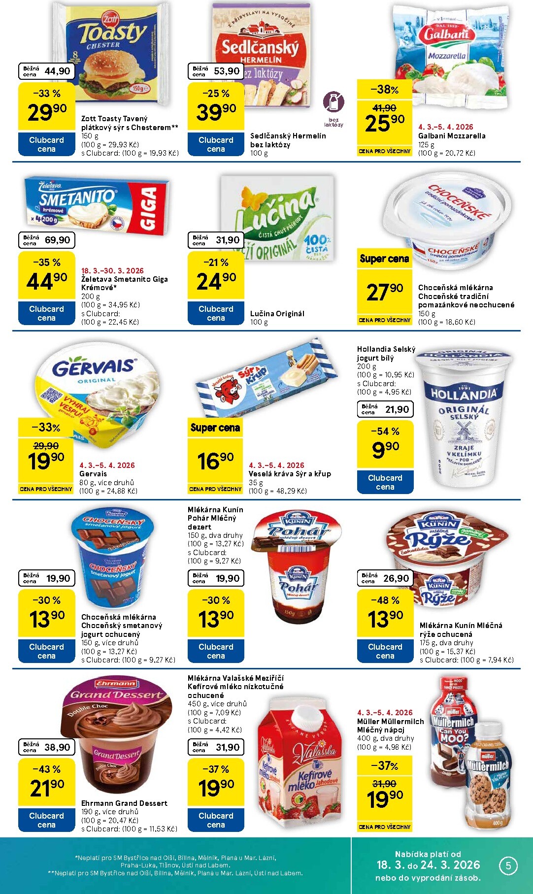 tesco - Tesco supermarket leták platný od středy 18.03.2026 do úterý 24.03.2026 - page: 5